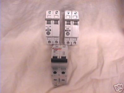 3 CIRCUIT BREAKERS 2 ALLEN BRADLEY 1 MERLIN GERIN
