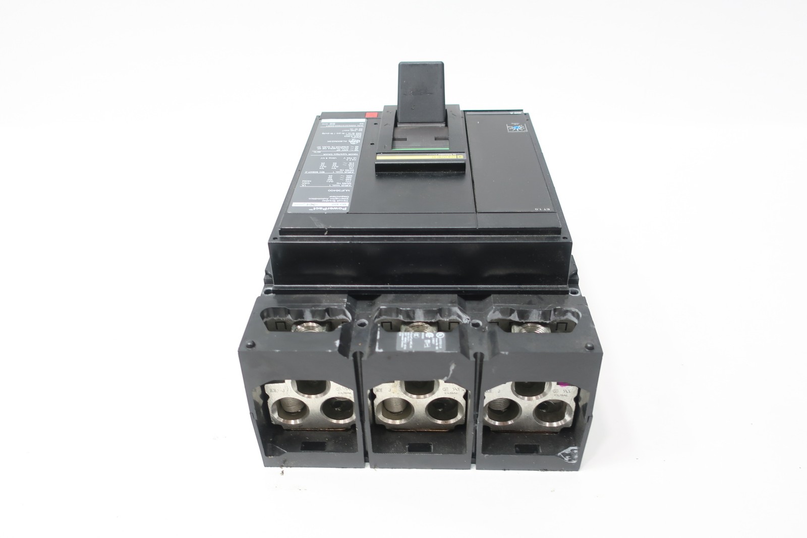 Schneider MJF36400 Molded Case Circuit Breaker 400a 240/480/600v-ac 3p