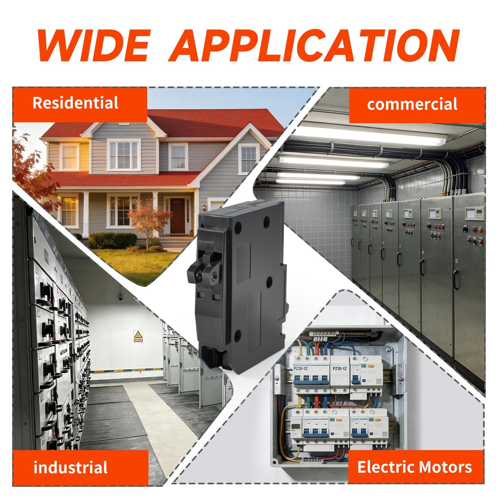 20A Tandem Mini Circuit Breaker 2 Pole 120/240VAC, Compatible with Load Centers