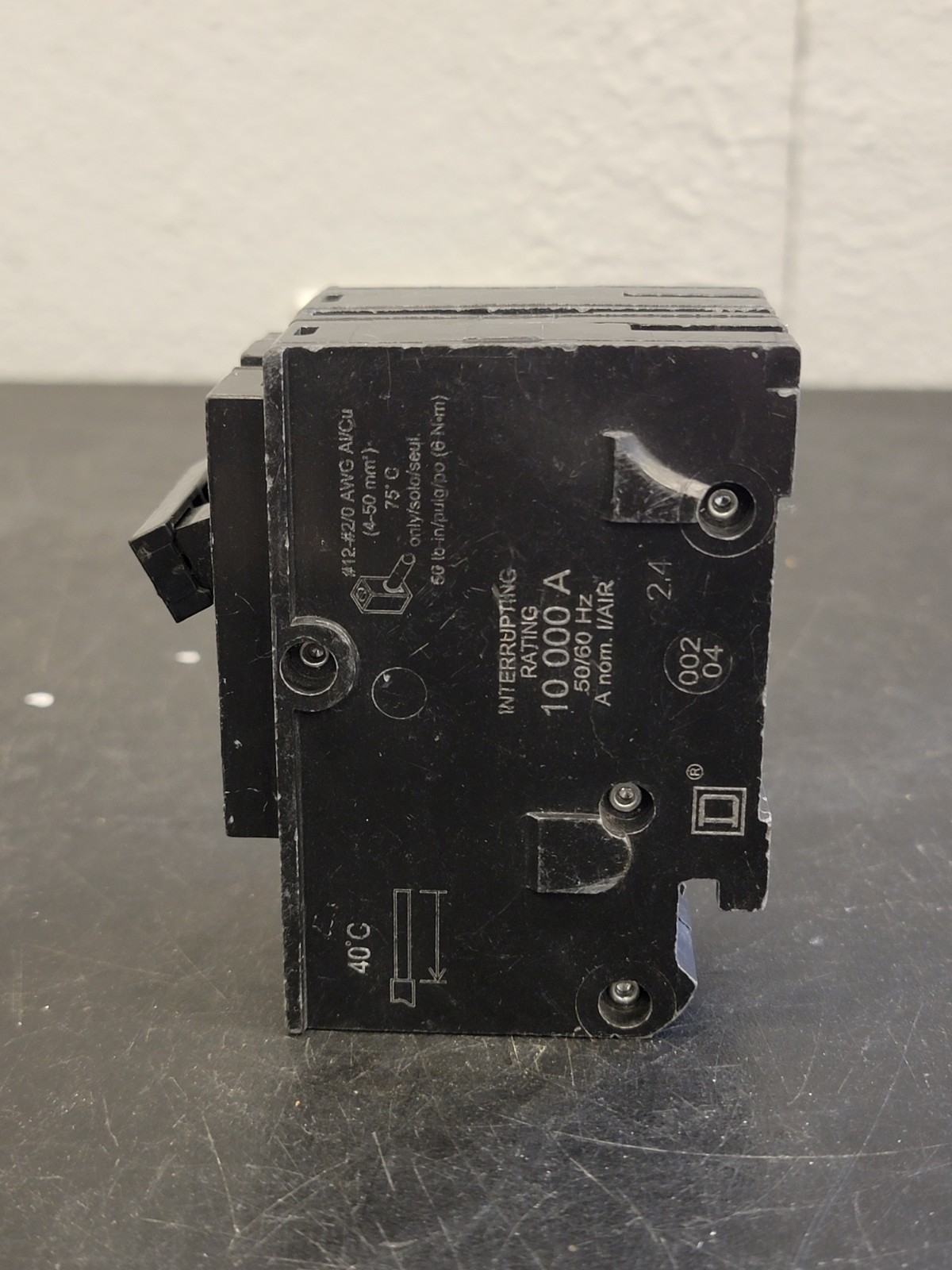 Square D HOM280 2-Pole 80-Amp 120/240V Plug-In Circuit Breaker
