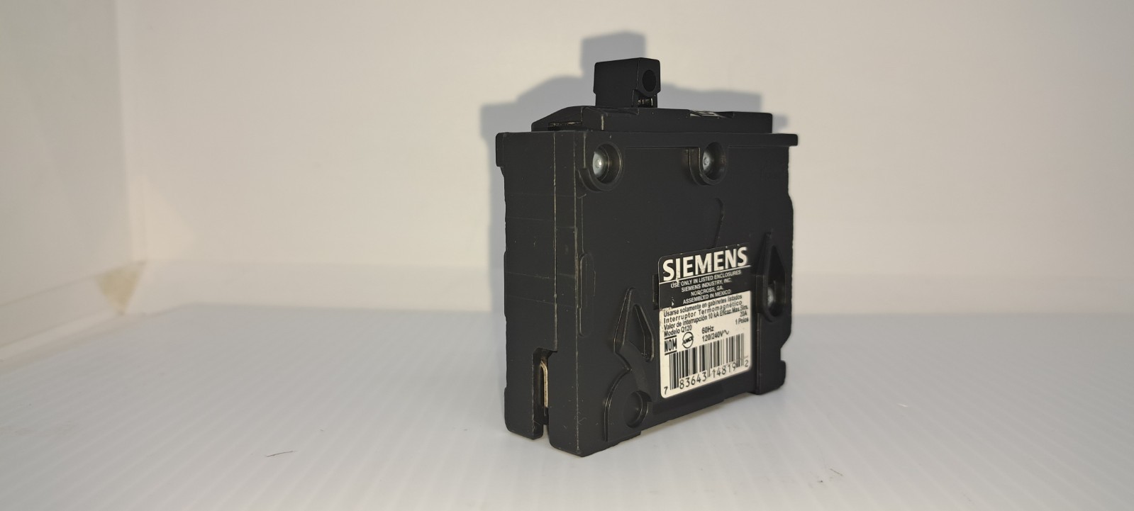 SIEMENS ITE Q120 1 POLE 20 AMP 120 VOLT PLUG IN CIRCUIT BREAKER NEW