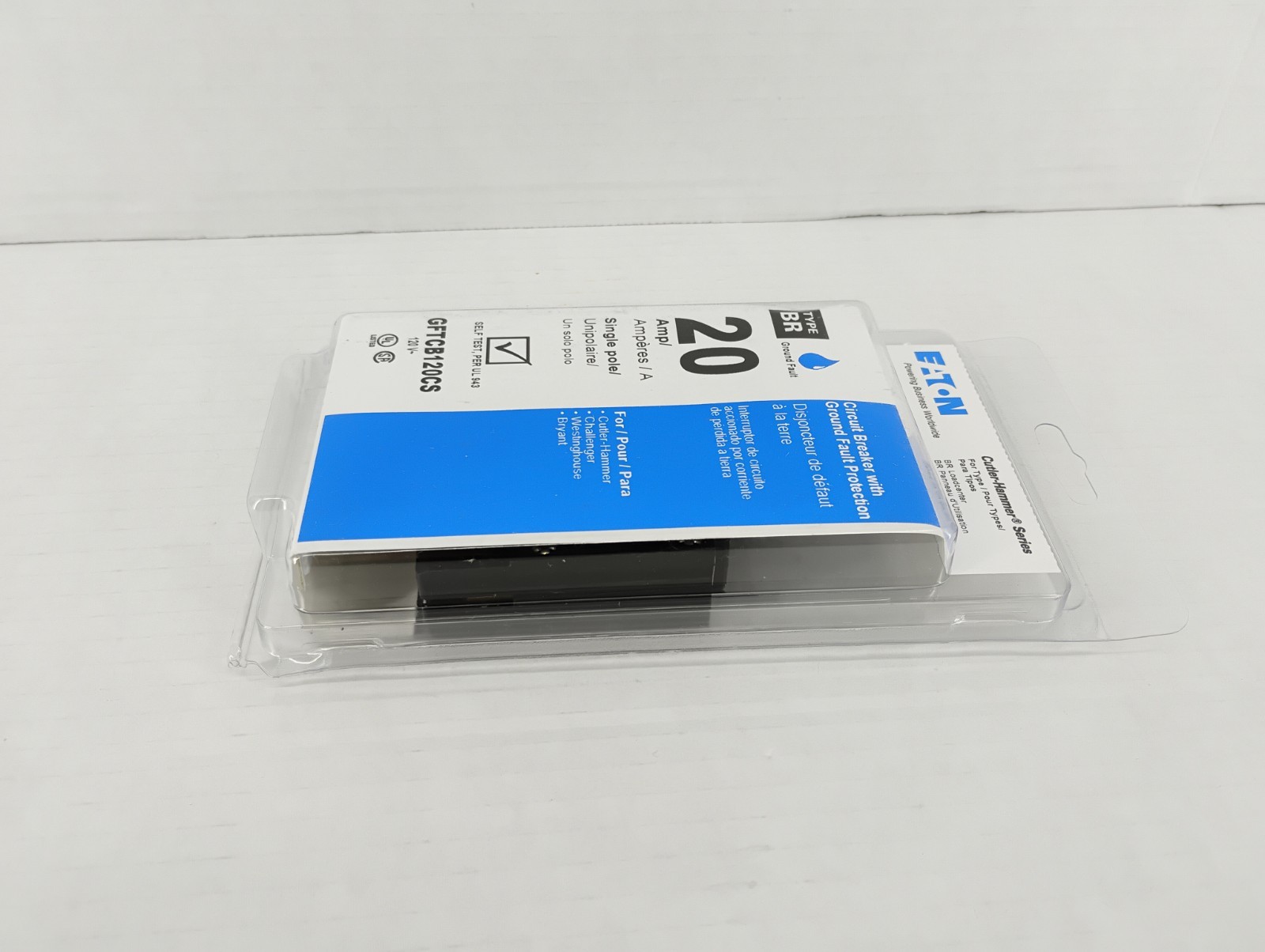 Eaton GFTCB120CS Miniature Circuit Breakers (MCBs). NEW