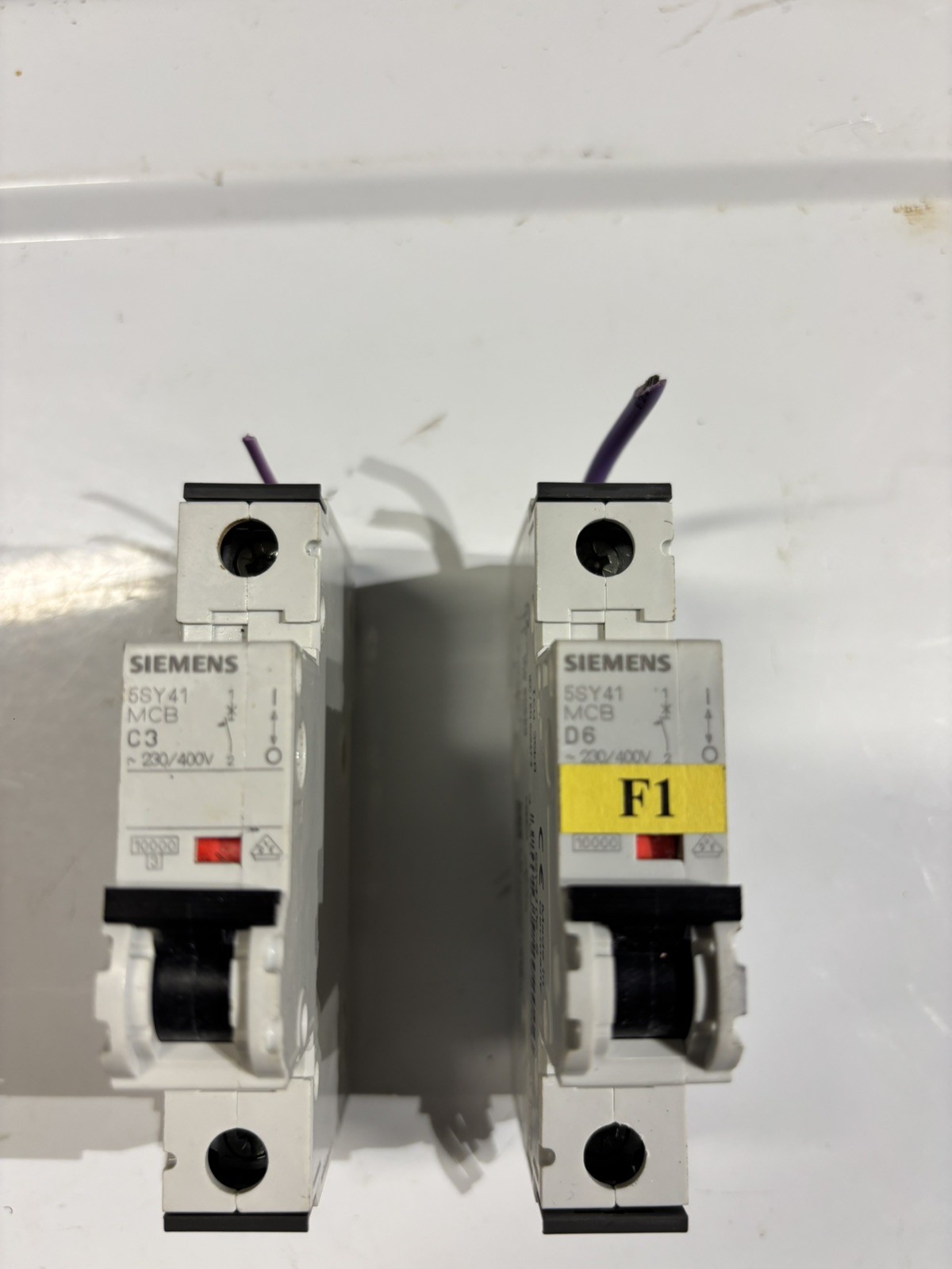 7x lot Siemens Breakers 2 Each 5SY41, 42, 43; (1) 5SY44
