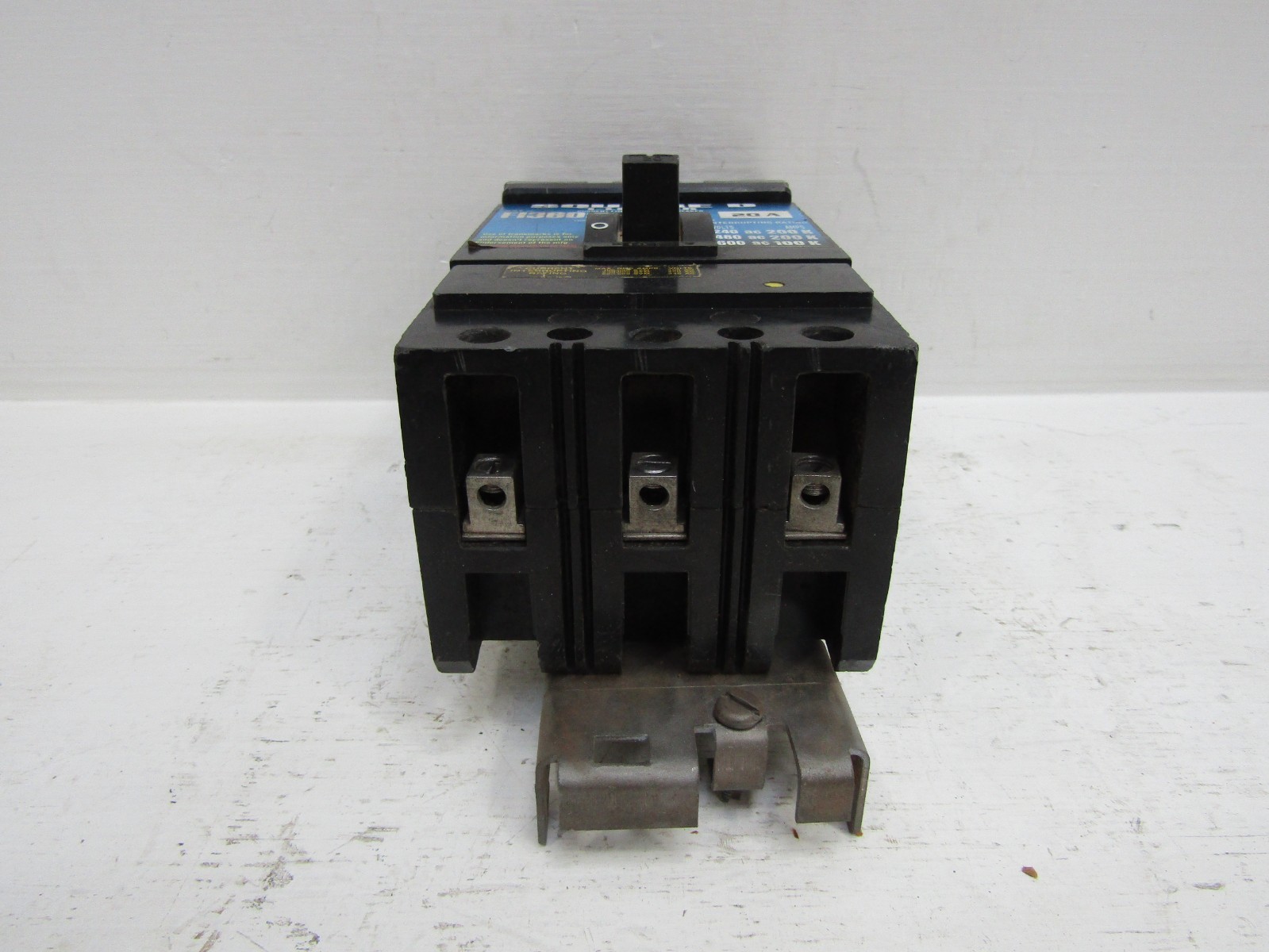 Square D FI36020 20 Amp 600V I-Limiter I-Line Circuit Breaker 20A 3-Pole 600 VAC