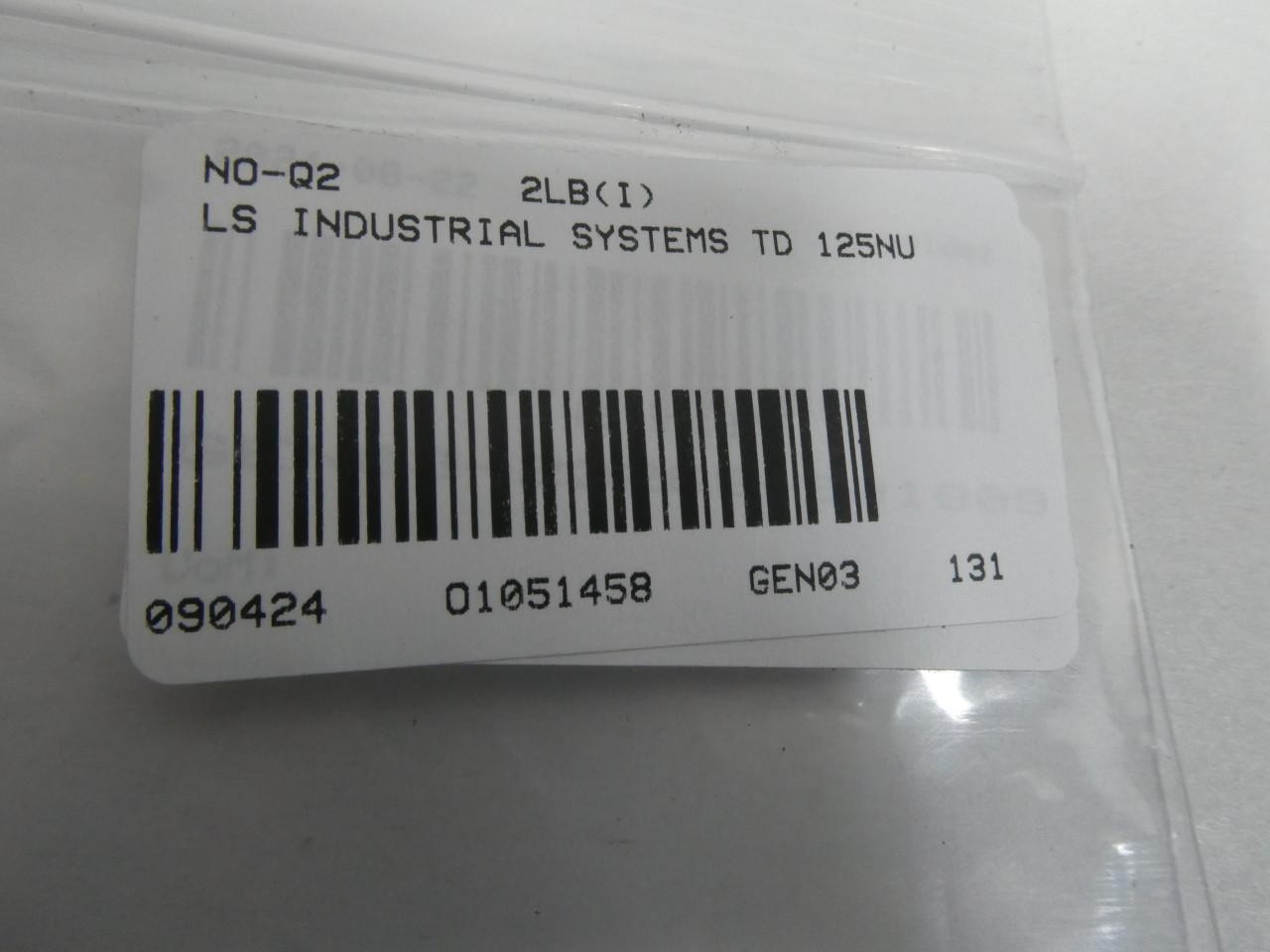 Ls Industrial Systems Td Circuit Breaker 125nu 3p 40a Amp 240/480/600v-ac