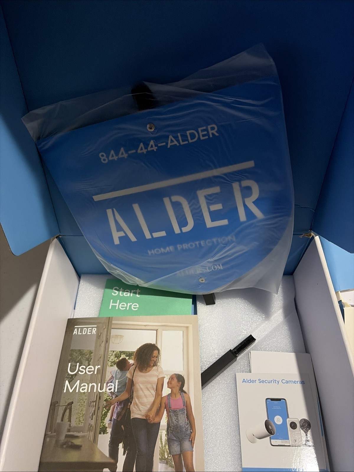 ALDER SIMPLE Home Protection Touchscreen Device Panel + Sensors Home Security