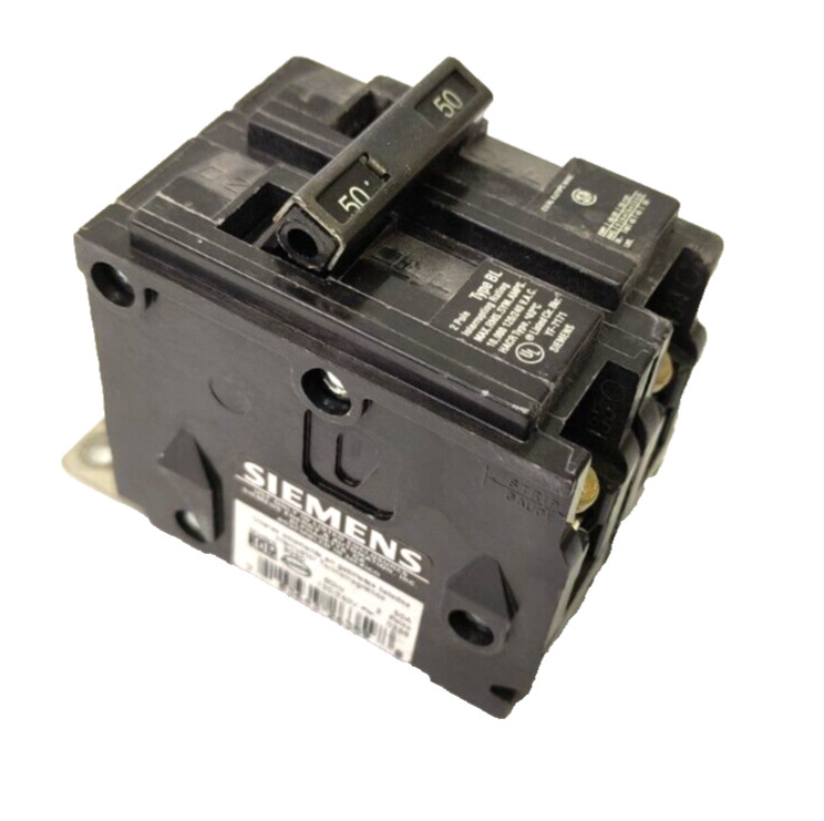 Siemens B250 Bolt-On 50 Amp Circuit Breaker 120/240 Volt Double Dual Pole