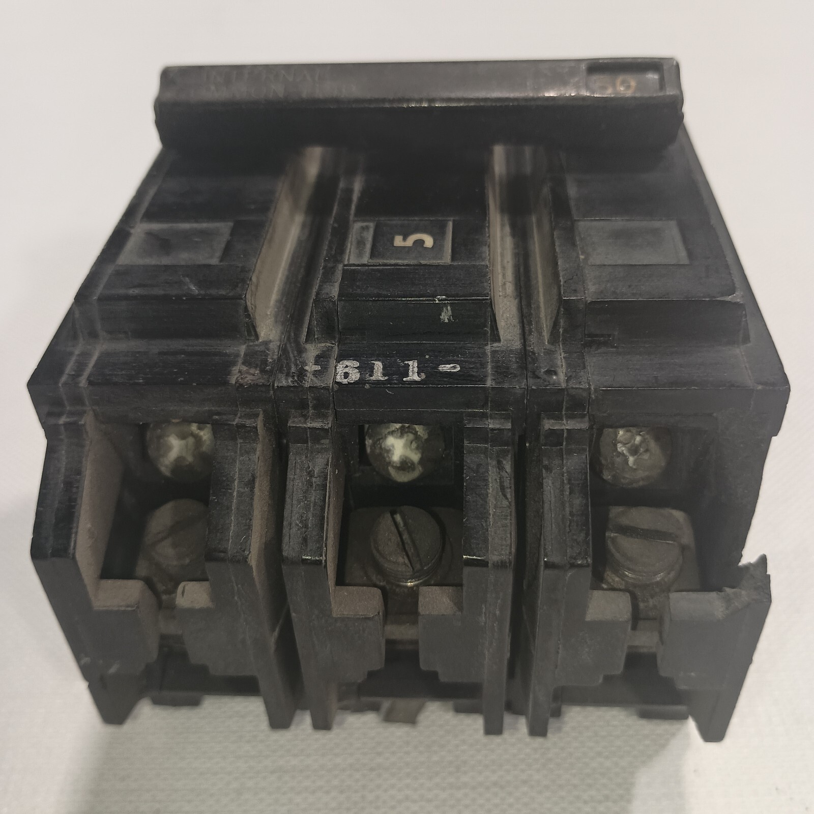 GE TQL32050 50A 2 Pole Circuit Breaker 2P 120/240V AC 50 Amp TQL-AC AL CU Chip