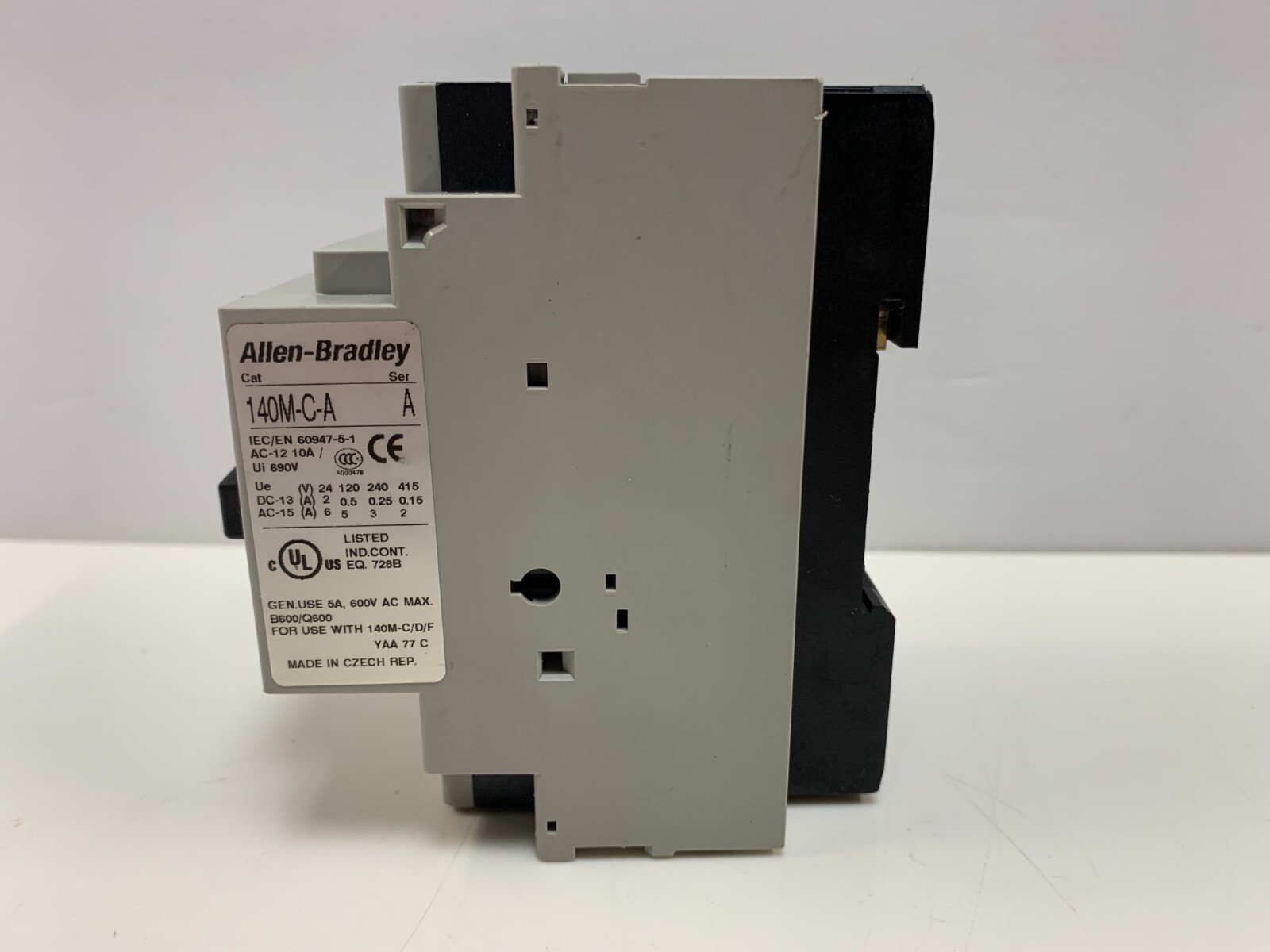 Allen-Bradley 140M-D8E-C10 Motor Protection Circuit Breaker, 6.3-10A