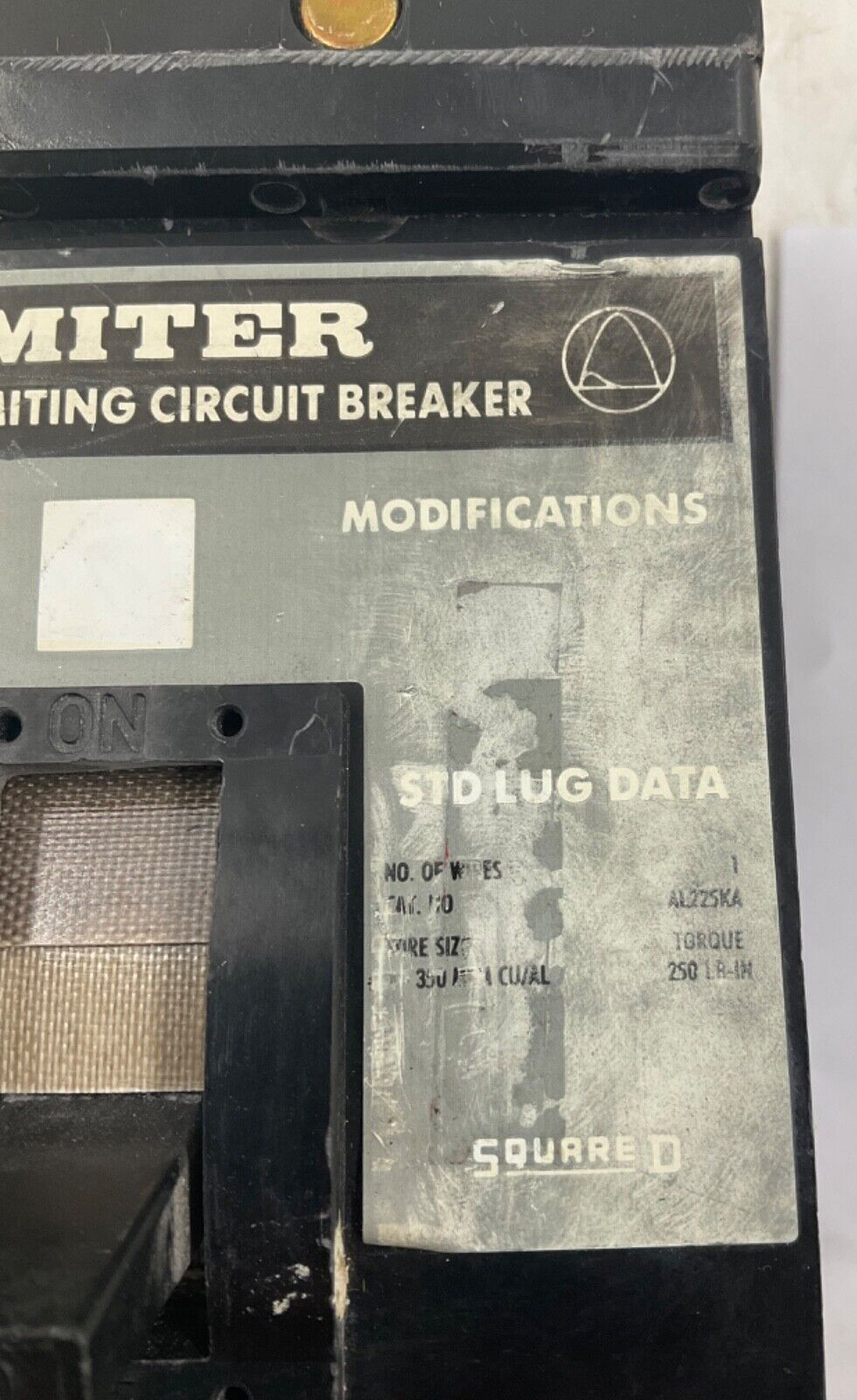 SQUARE D IK36150 I-LINE CURRENT LIMITING KI36150 BREAKER 150 A KC34150
