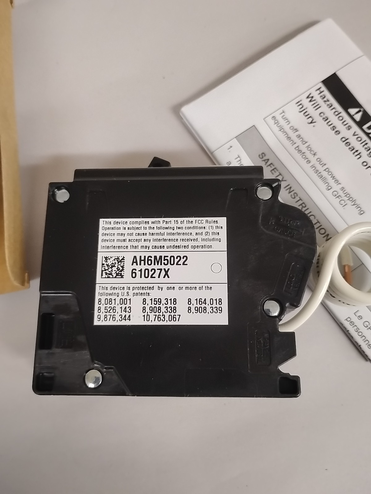 Siemens QF115A Ground Fault Circuit Breaker 15 A 120V . New