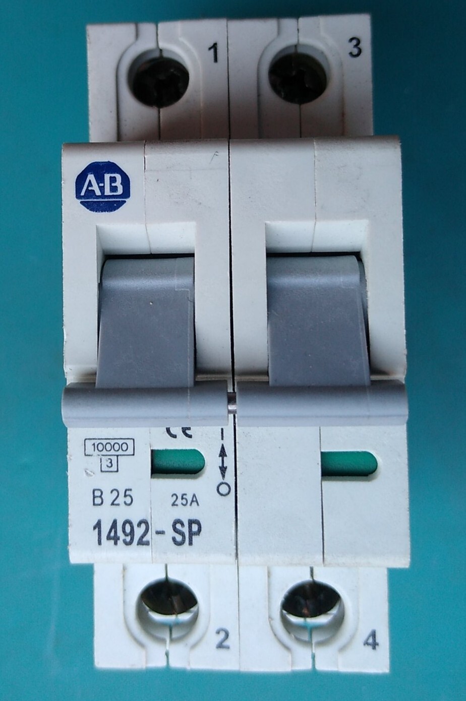 Allen Bradley 1492-SP2B250 Miniature Circuit Breaker Ser. C, 25A, 1492SP2B250 AB