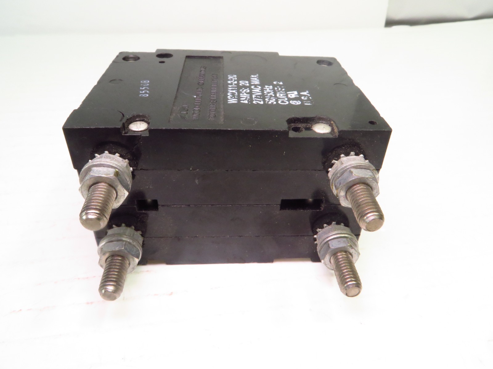 AMF Potter & Brumfield W92X11-2-20 20A Circuit Breakers 277VAC