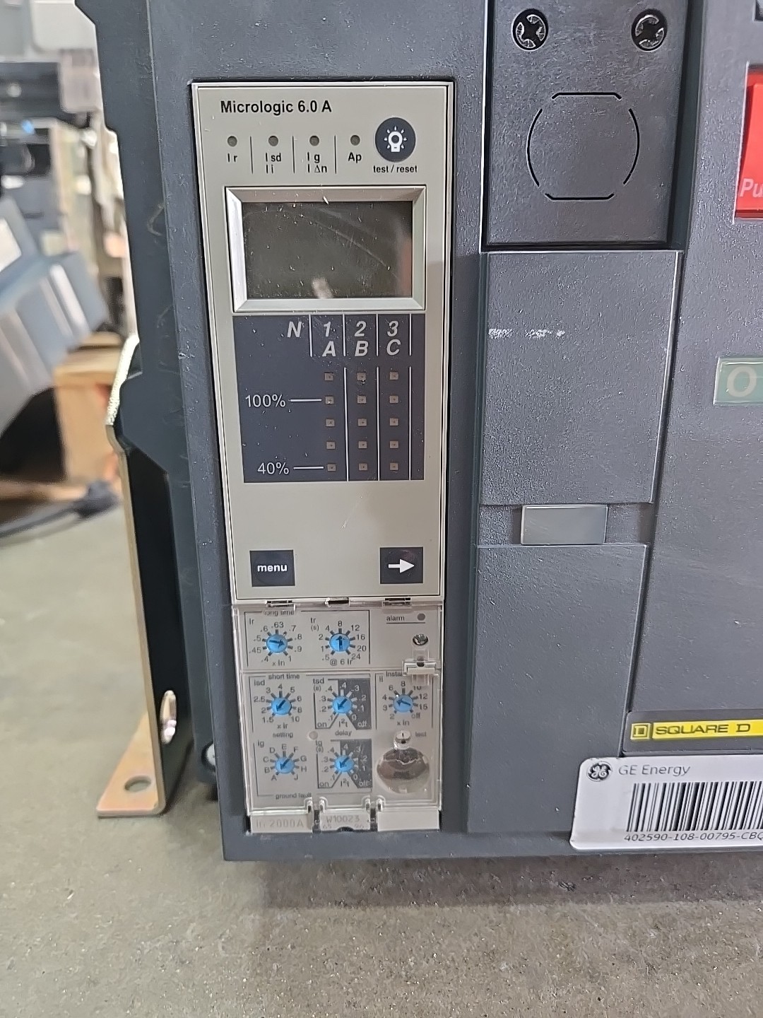 Square D MasterPact Breaker NW20H1 2000A SEE PICS