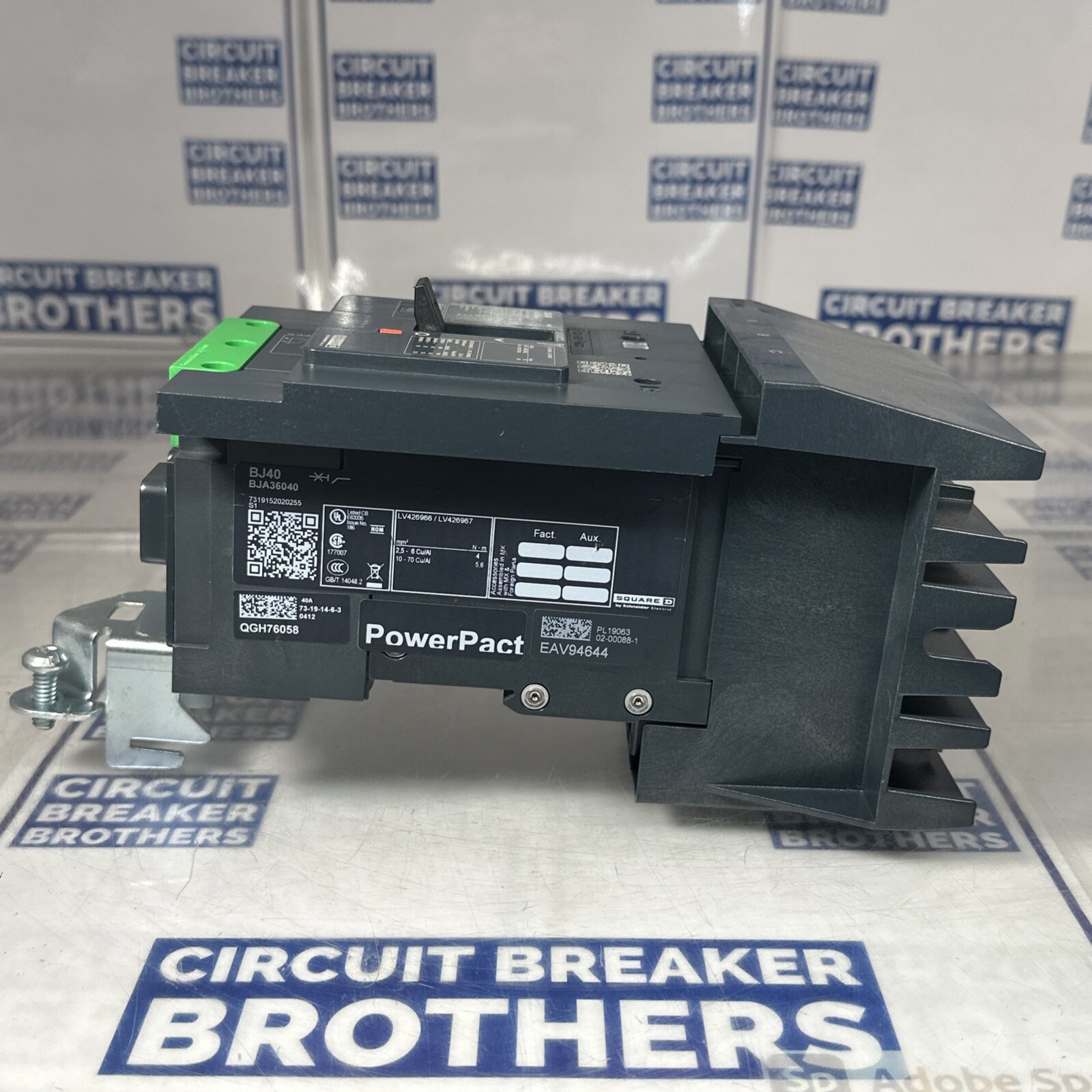 Square D BJA36040 40 Amp 600V 3 Pole BJ Circuit Breaker-Warranty (Ship Same Day)