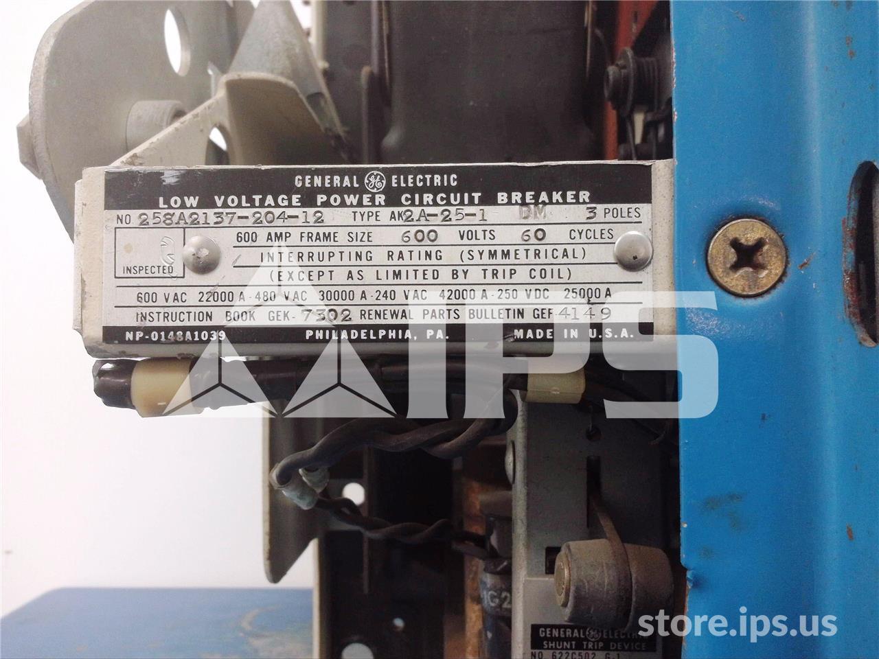 AK-2A-25 – 600A GE AK-2A-25 EO/DO SKU002139