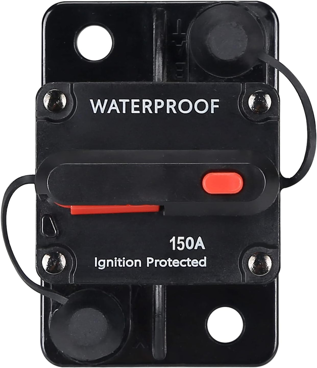 150 Amp Waterproof Circuit Breaker,With Manual Reset,12V-48V DC, for Car Marine