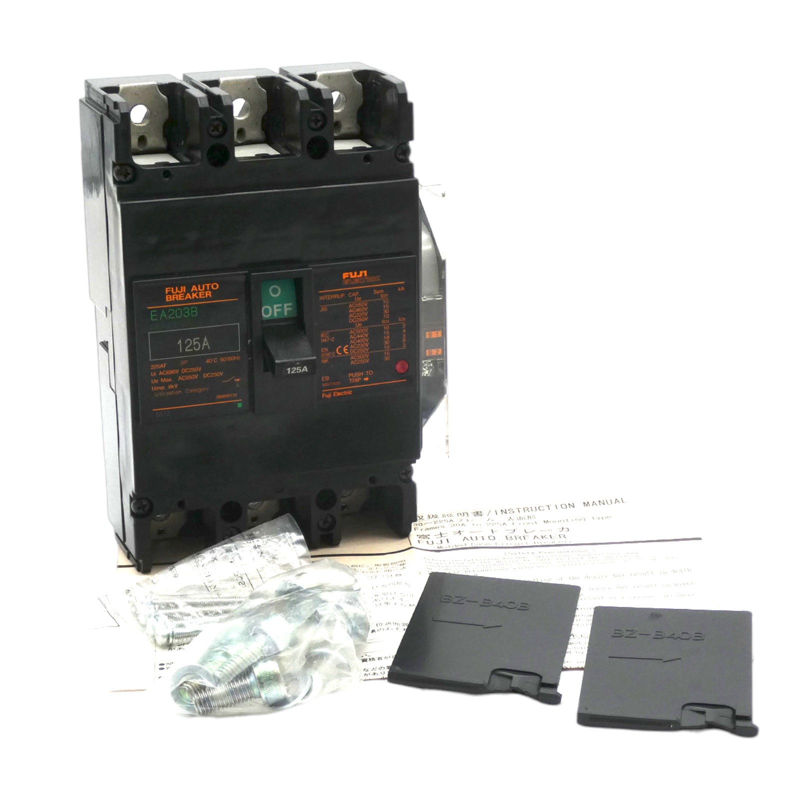 Fuji Electric EA203B BB3GEB-125 125A Circuit Breaker/Circuit Breaker -Unused-