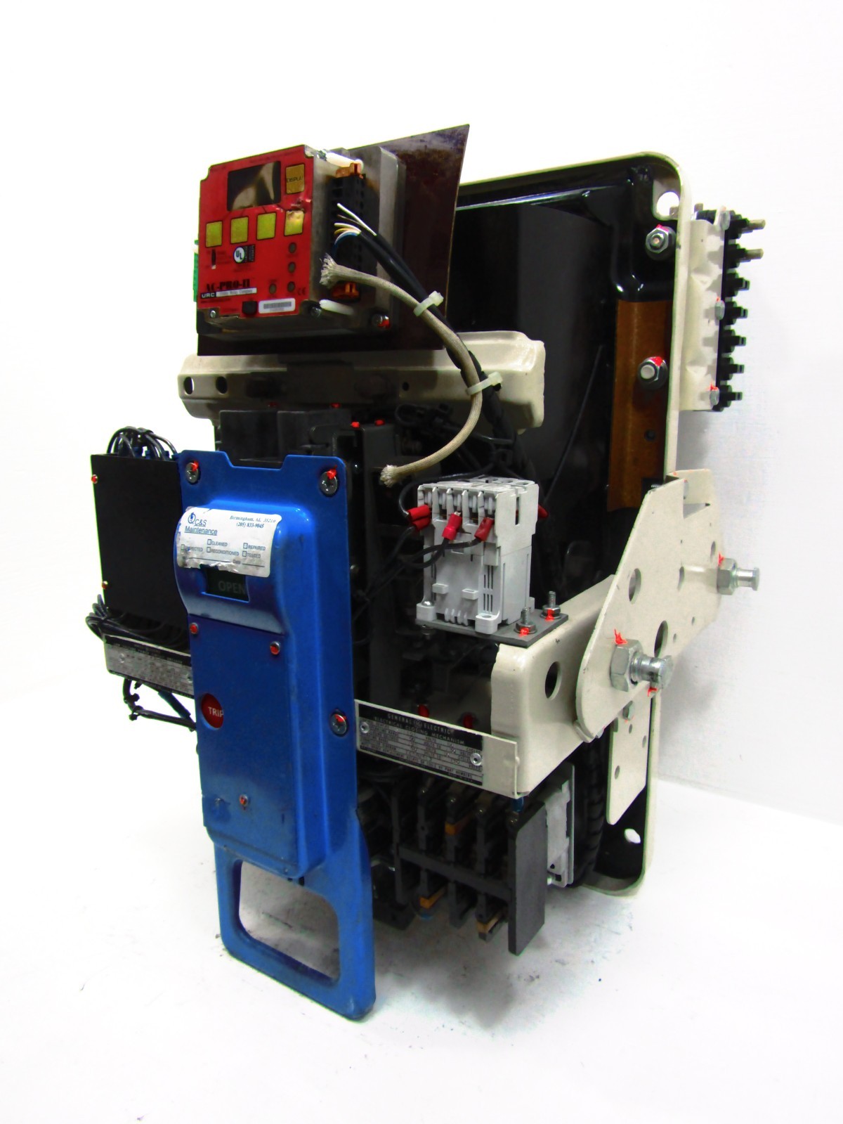GE AK-2A-25-1 600 Amp Motor Operated Air Breaker 600A 600V Damaged Trip Unit
