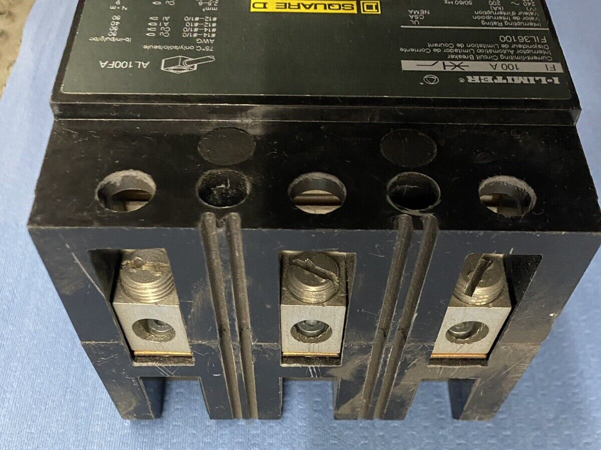 Square D Schneider FIL 100A I-Limiter FIL36100 480V 600V Breaker *Guaranteed*