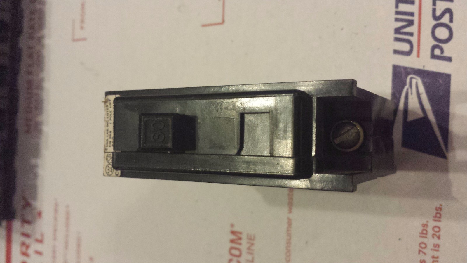 GE General Electric THQB130 30A 1 Pole Circuit Breaker THQB