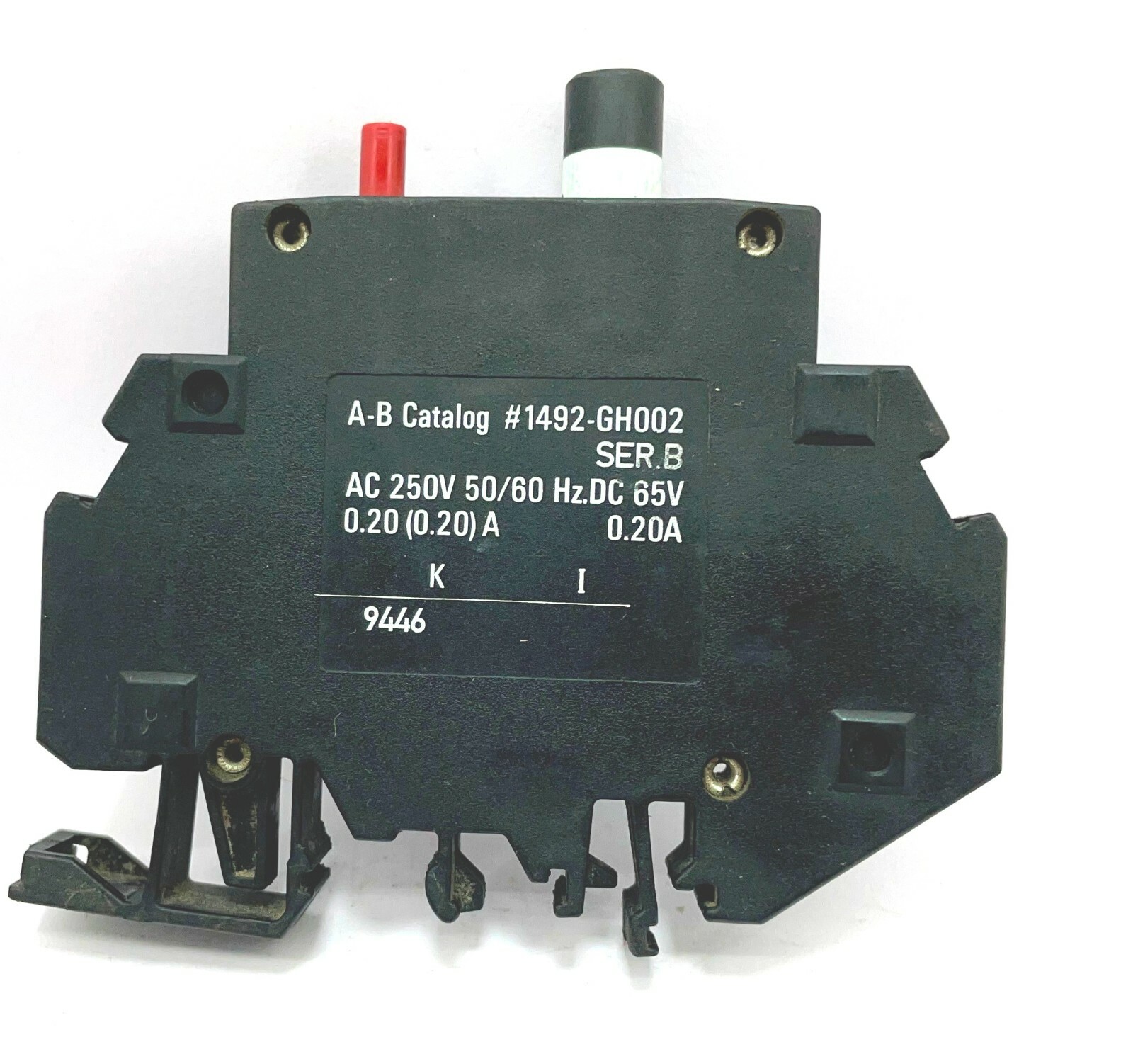 Allen Bradley 1492GH002 Miniature Circuit Breaker Bulletin 1492-GH 0.20A DC 65V