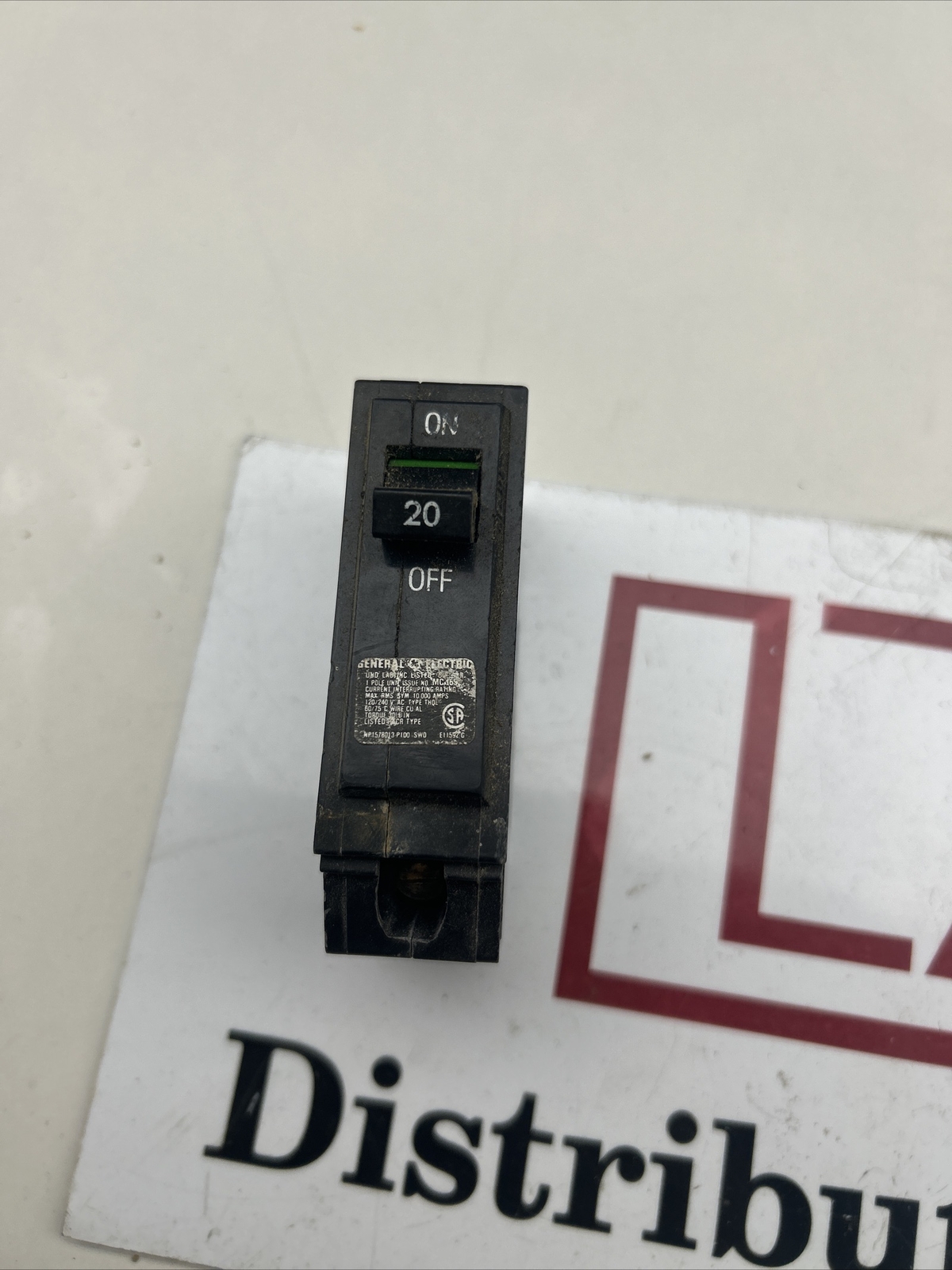 GE GENERAL ELECTRIC THQL1120 Circuit Breaker Single Pole 20 Amp 20A
