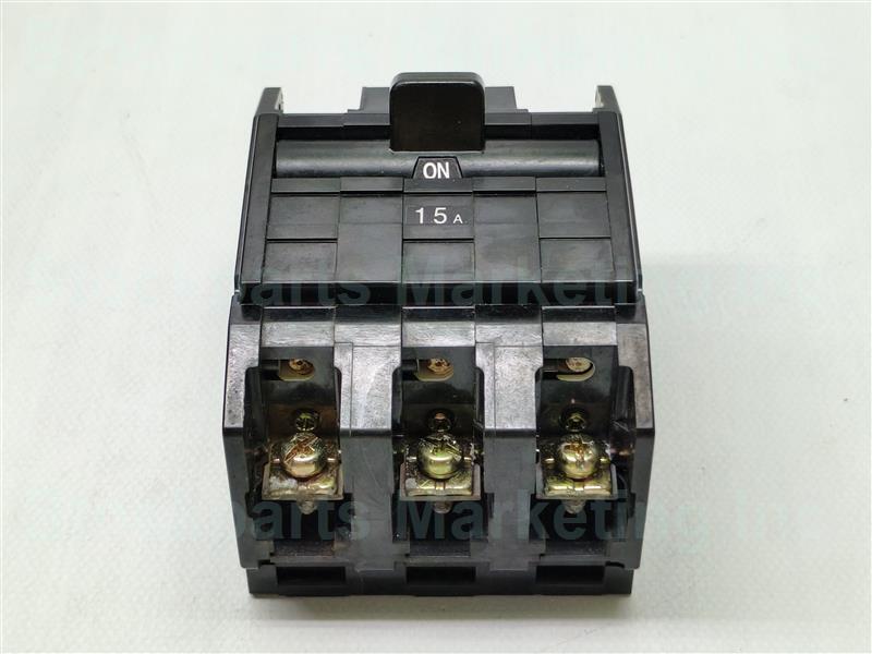 Fuji Electric F53 Auto Breaker 15A 3 Pole 30 Days Warranty Expedited Shipping