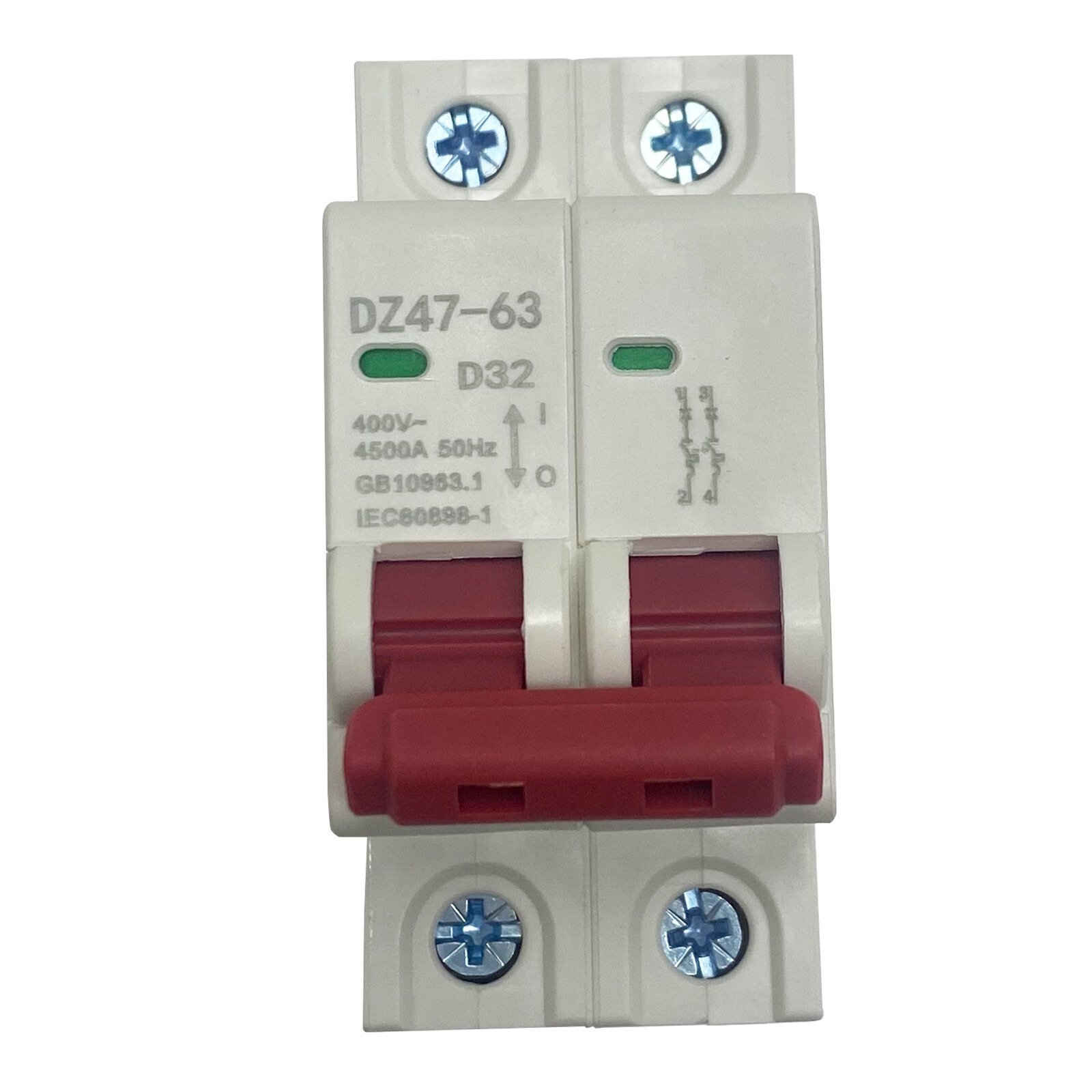 1 PC Power Air Switch Mini Circuit Breaker DZ47-63 D32 10-32A