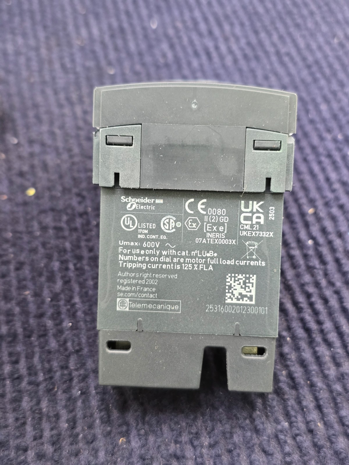 Schneider Electric LUCA32FU TeSys U Motor Starter 3-Pole 3 phase 600V 32A 110V