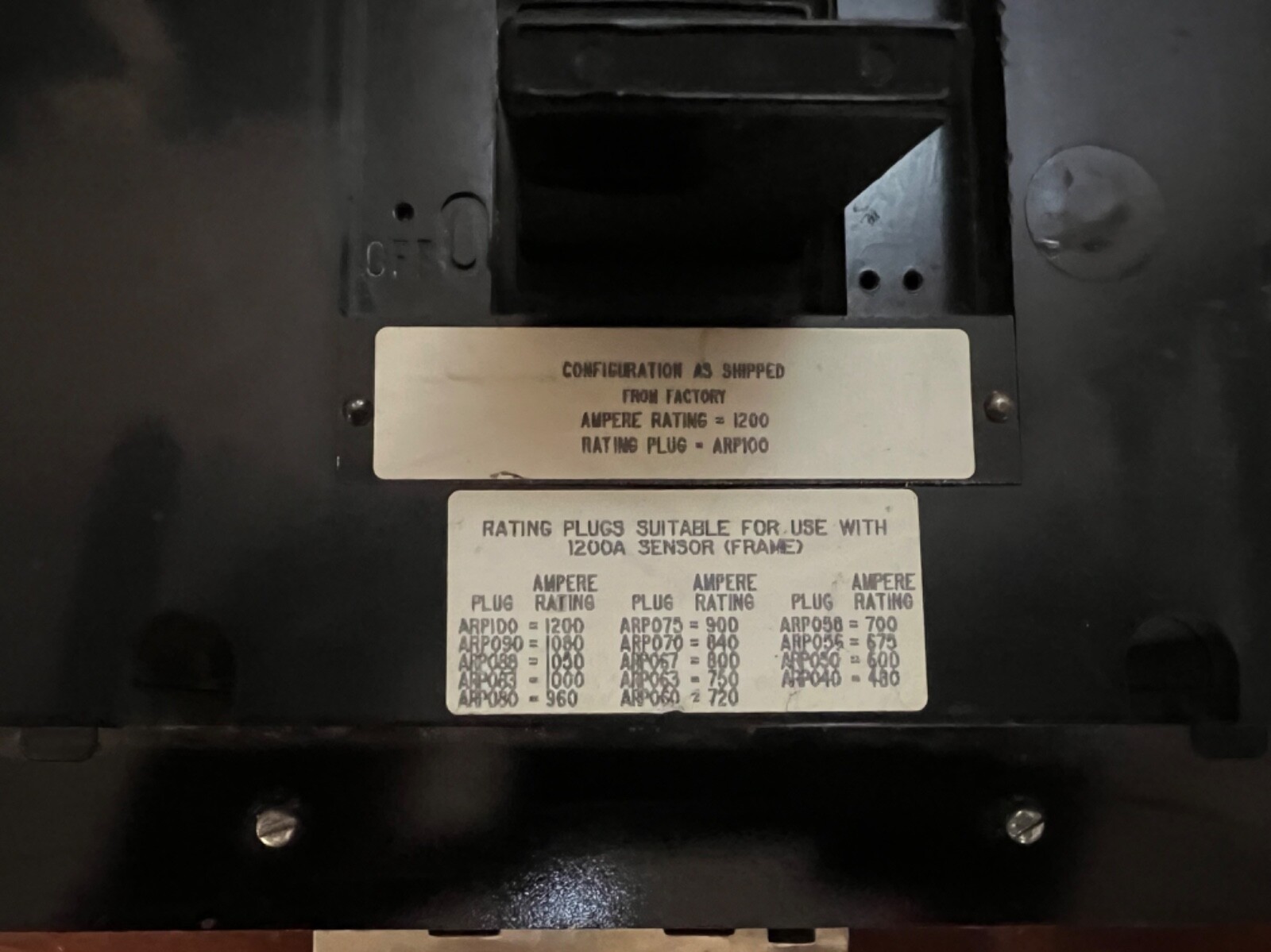 Square D NE361200LI I-Line Circuit Breaker 1200A 600V with 100% rating plug