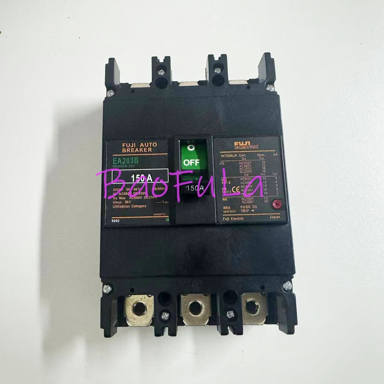 1PCS NEW Fuji Electric EA203B 3P 150A Industrial Automation Auto Circuit Breaker