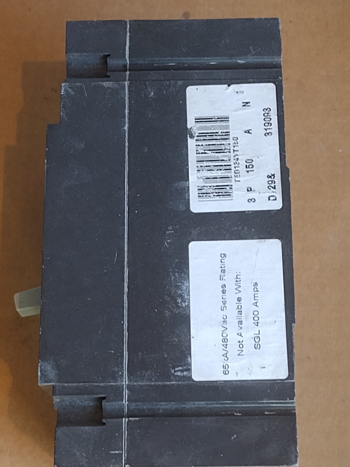 LG TED134YT150 150 Amps 480 Vac 250 Vdc Molded Case Switch