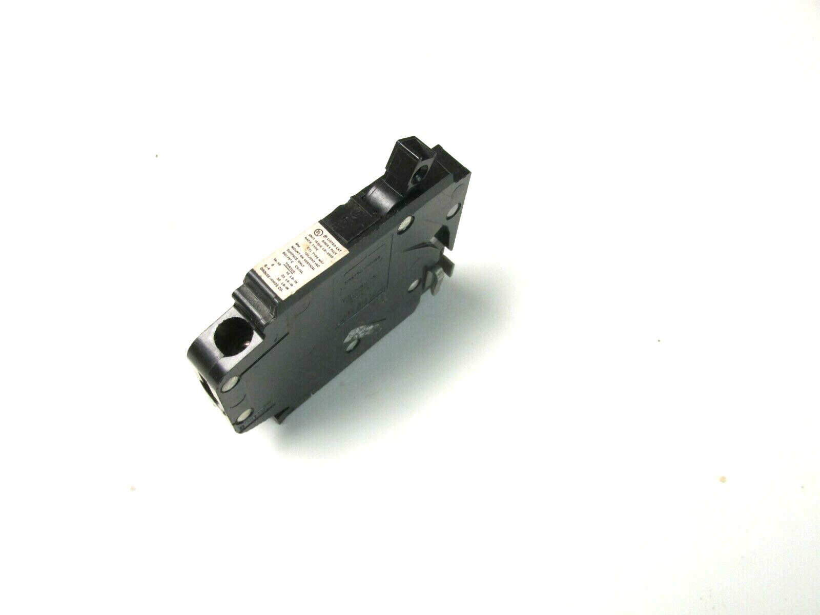 Crouse-Hinds 15A,1P Breaker Cat# MH115R (Right side connector) Type MH.. UA-44B