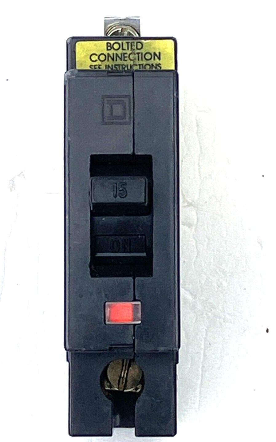 Square D EHB14015 15A Circuit Breaker 14kA @ 277 VAC Type EHB4 1 Pole 15 Amp