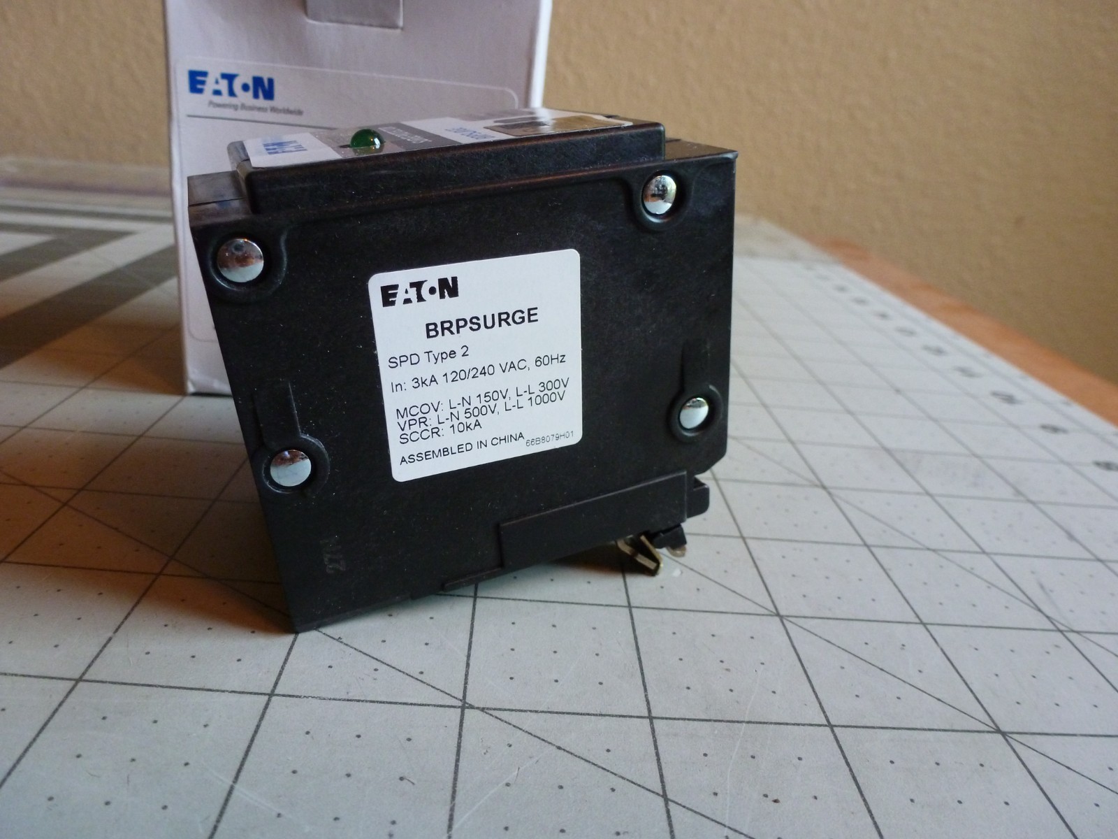 Eaton BRPSURGE Surge Protection Device – Type 2 – 120/240 VAC – 2 Pole – NEW