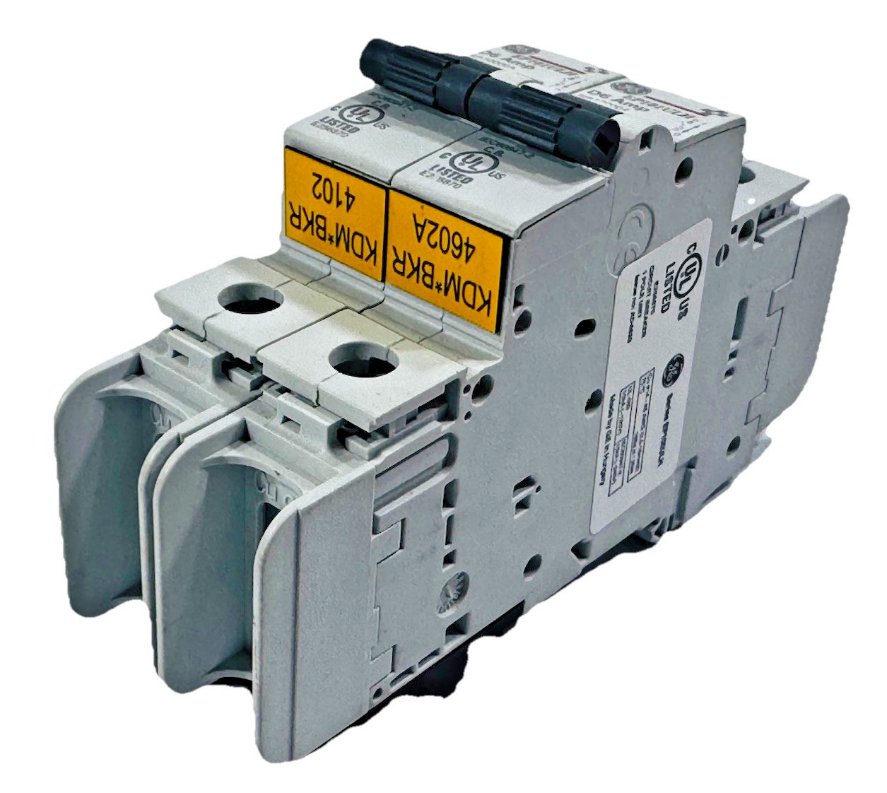 Lot of 2 ea GE EP101ULHD6 / 690319 E256870 6 Amp Mini Circuit Breaker 1 Pole 120