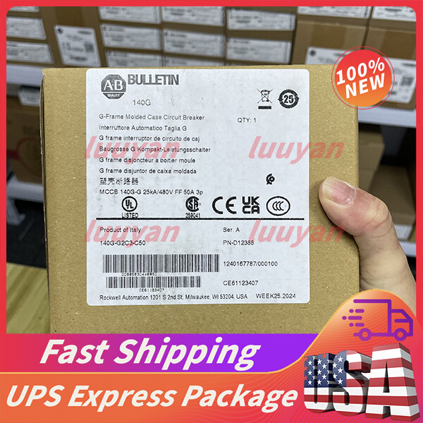 2023 NEW AB 3-Pole 480V Molded Case Circuit Breaker 140G-G2C3-C50 Free Shipping
