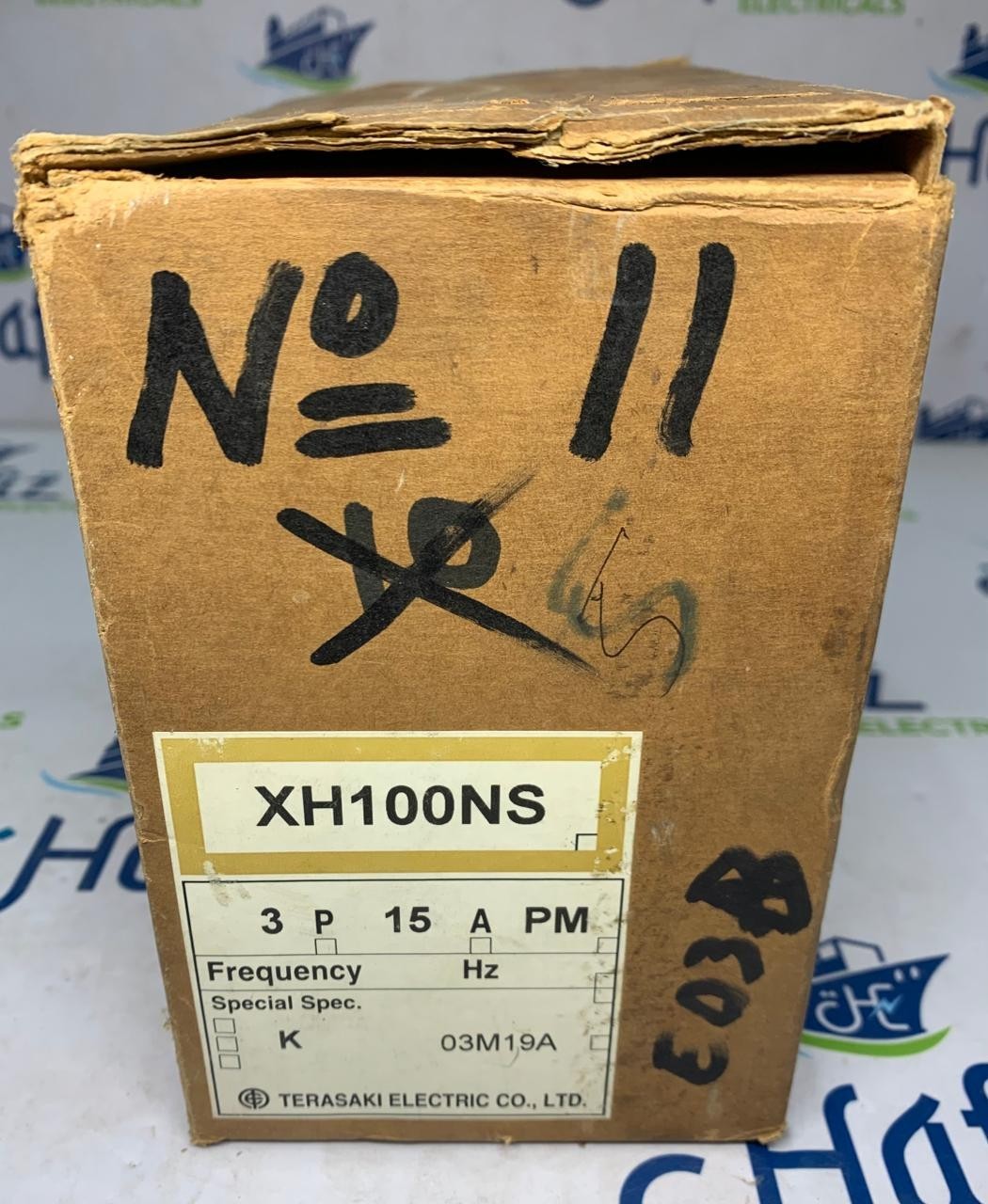 TERASAKI XH100NS CIRCUIT BREAKER 15A 3 POLE FREE FAST SHIPPING