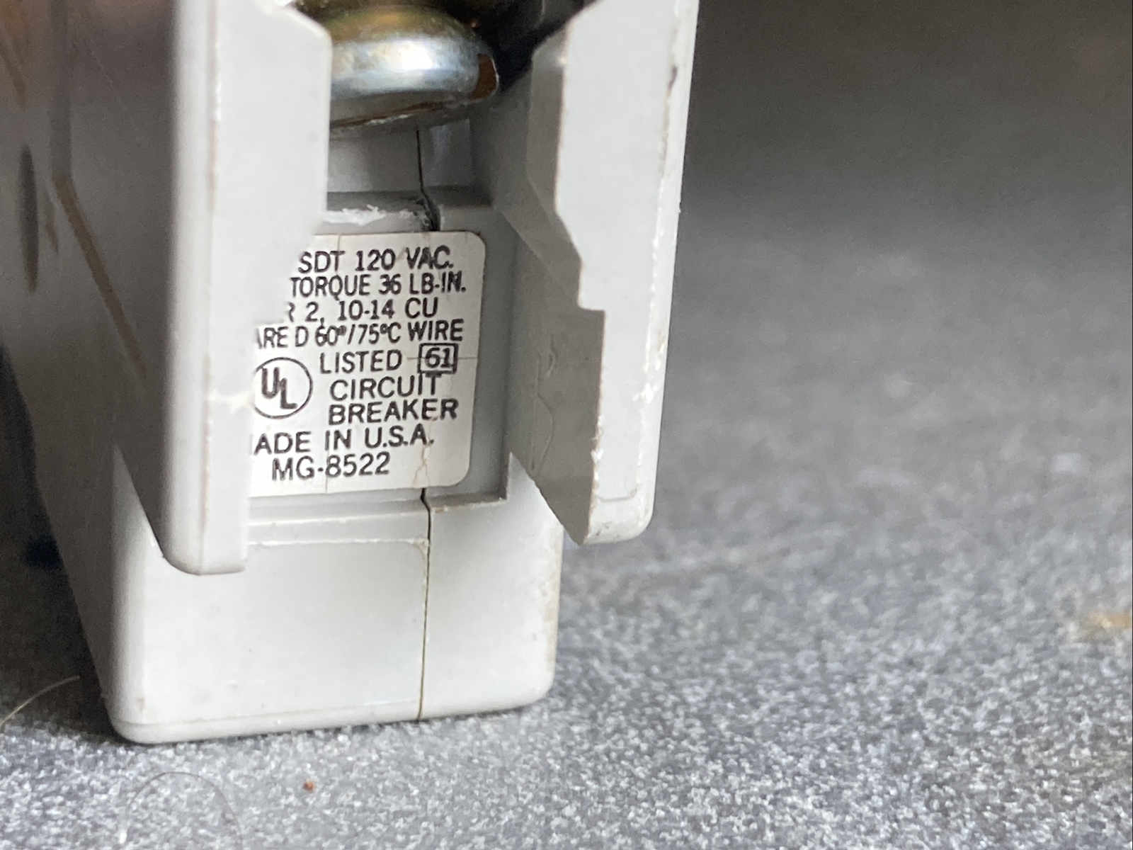 Square D Trilliant SDT SDT120 1 Pole 20 Amp 120 V Circuit Breaker