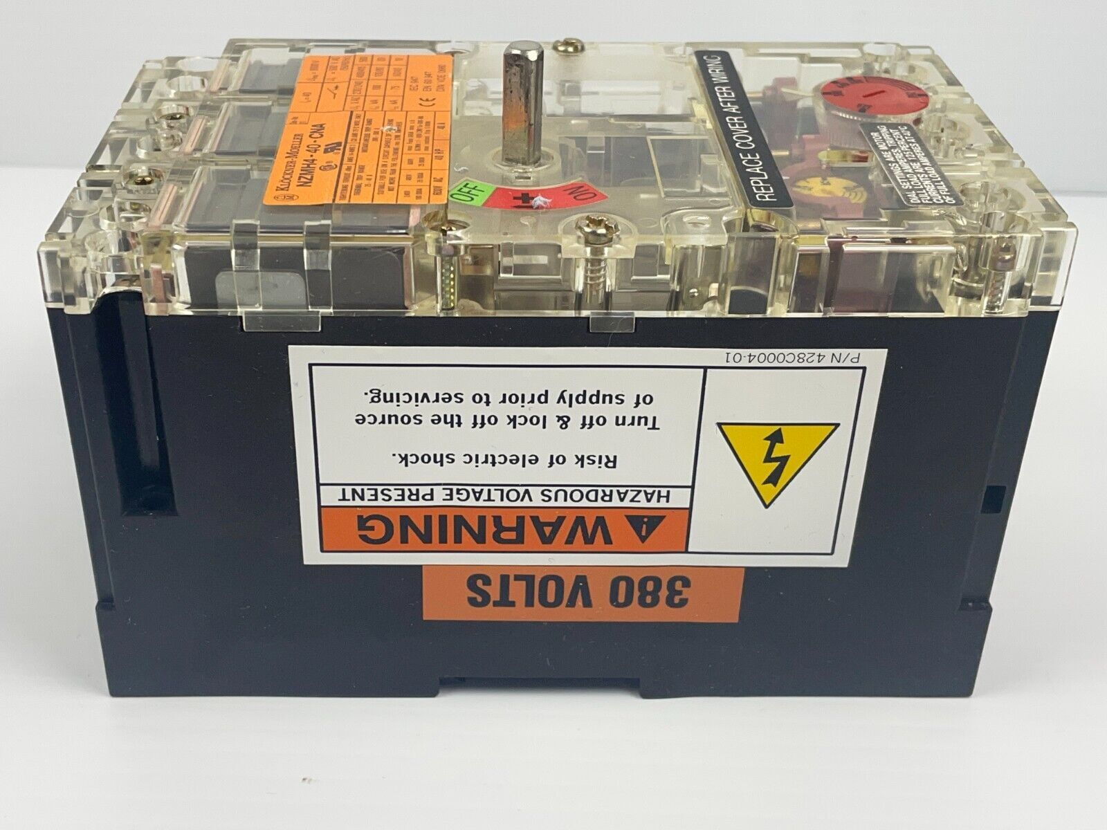 Moeller NZMH4-40-CNA Circuit Breaker, 40A, 600 VAC, 40 HP