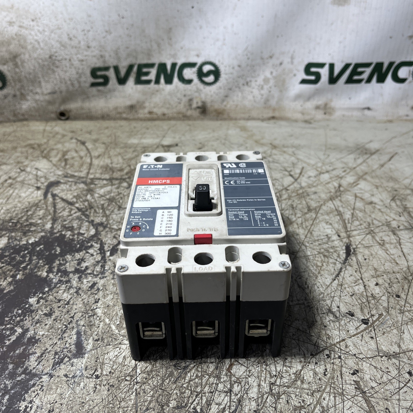 EATON Motor Circuit Protector HMCPS030H1C