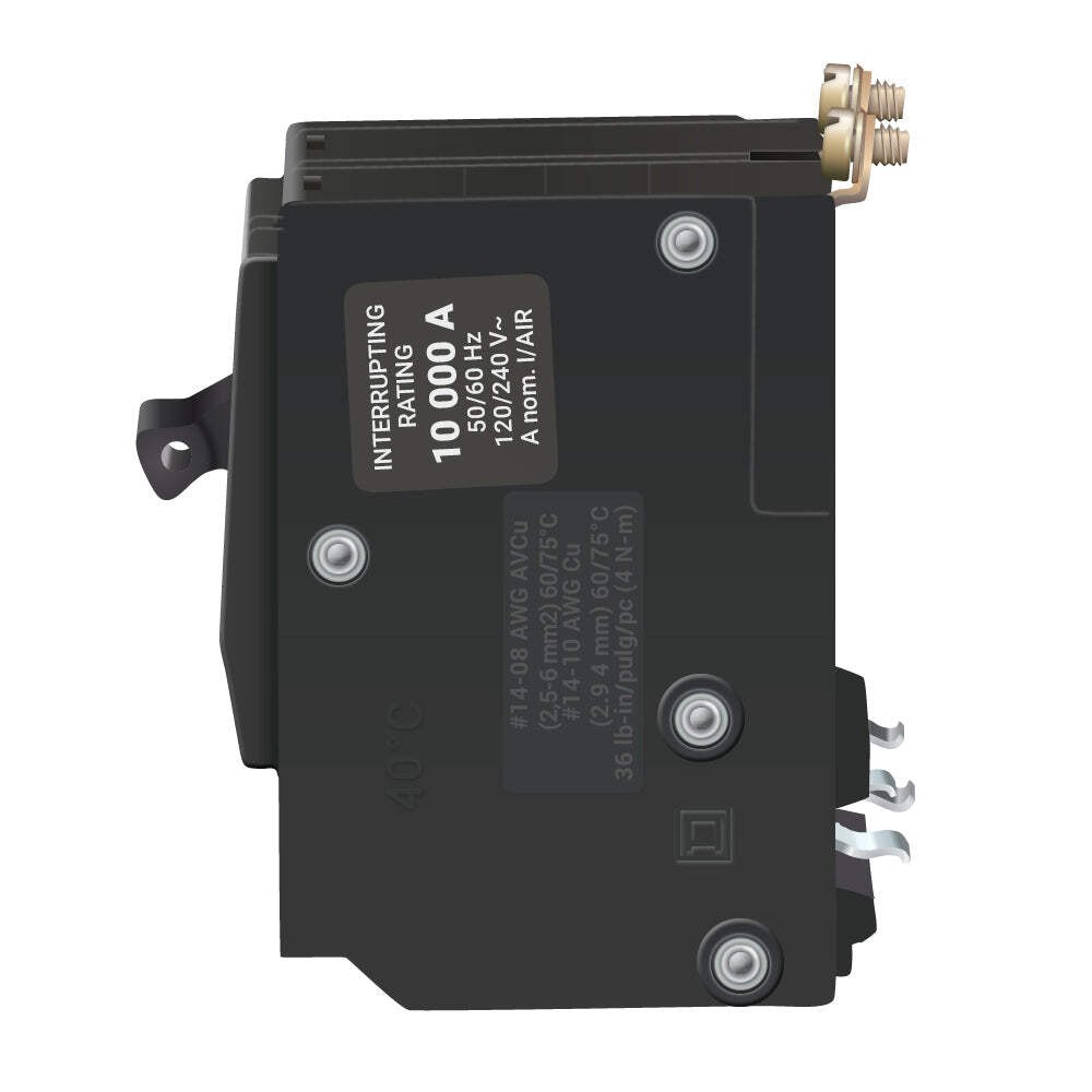 QOB2125 Square D Bolt-on 120V 125A 2 pole circuit breaker 10kA@120V Factory New