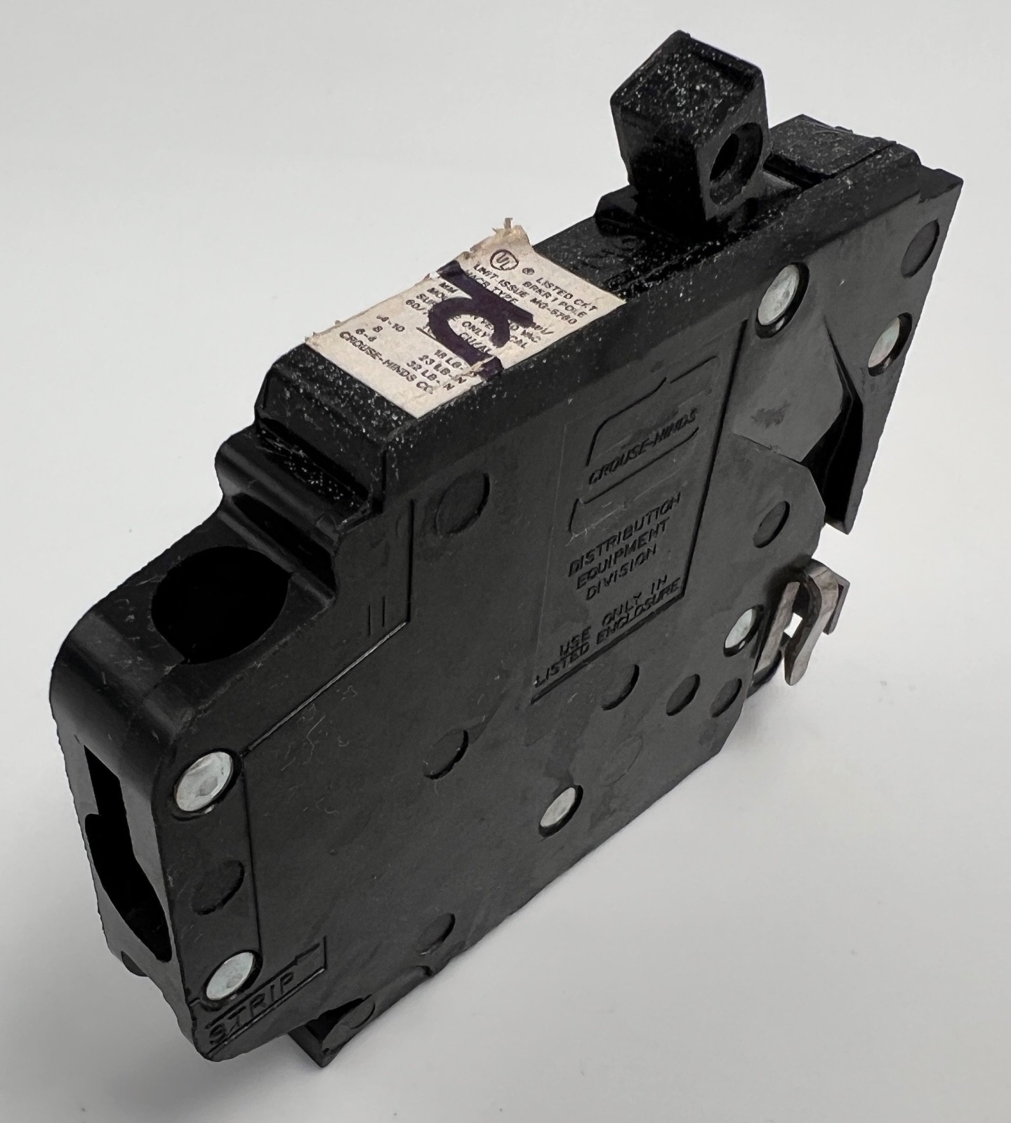Crouse-Hinds MH115R 15Amp 120v Circuit Breaker Right Hook