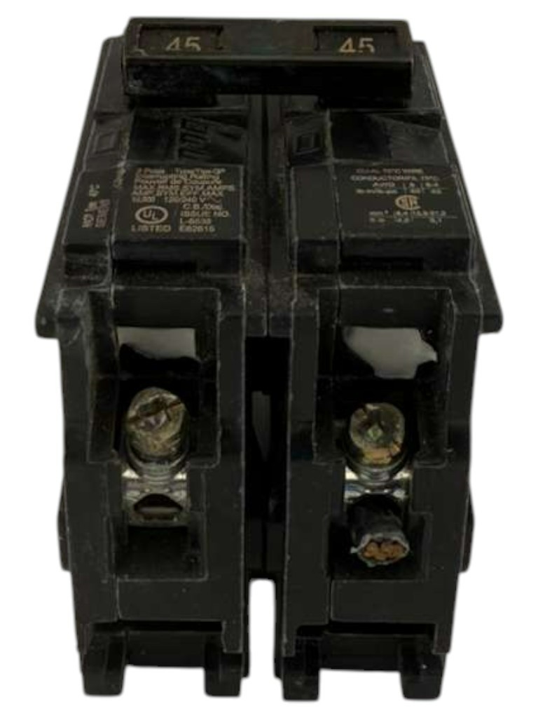 USED SIEMENS Q245 Circuit Breaker Type QP Double-Pole 45 Amp 120/240V
