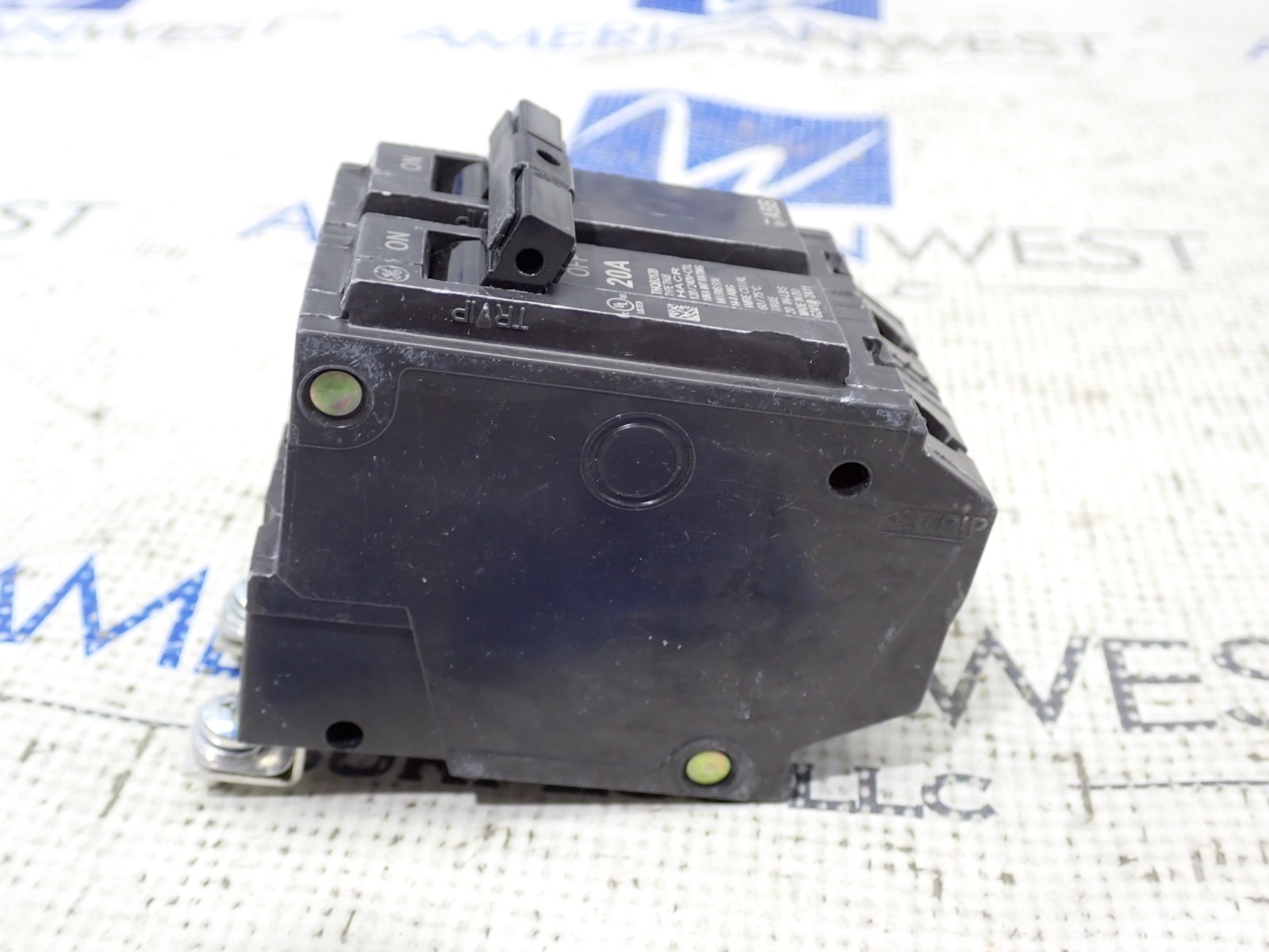 GE THQB2120 20 Amp 2 Pole 120/240 Volt Bolt On Circuit Breaker New Take Out