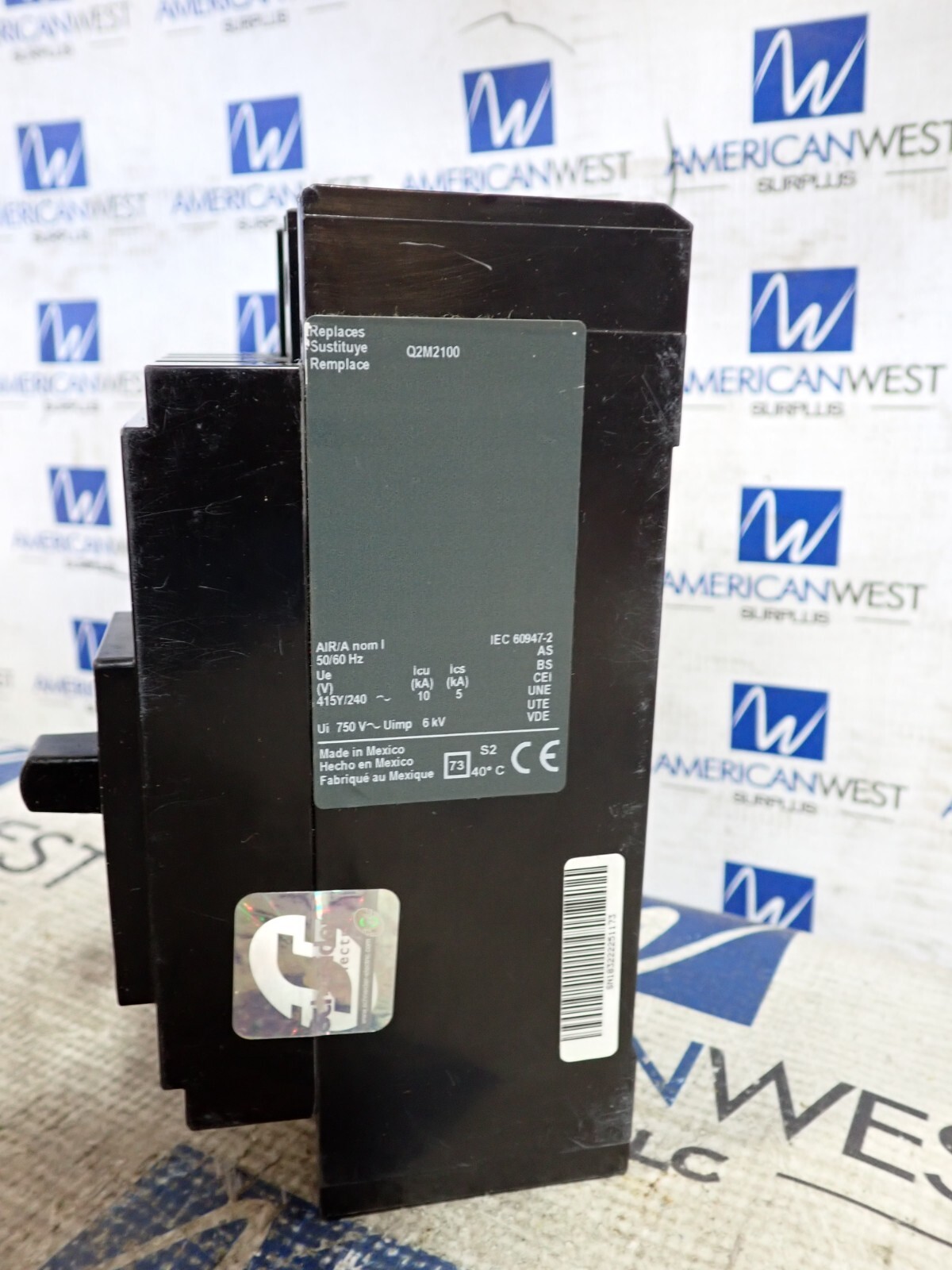 New Square D QBP22100TM 100 amp 2p Top Feed Main Breaker Powerpact 240v