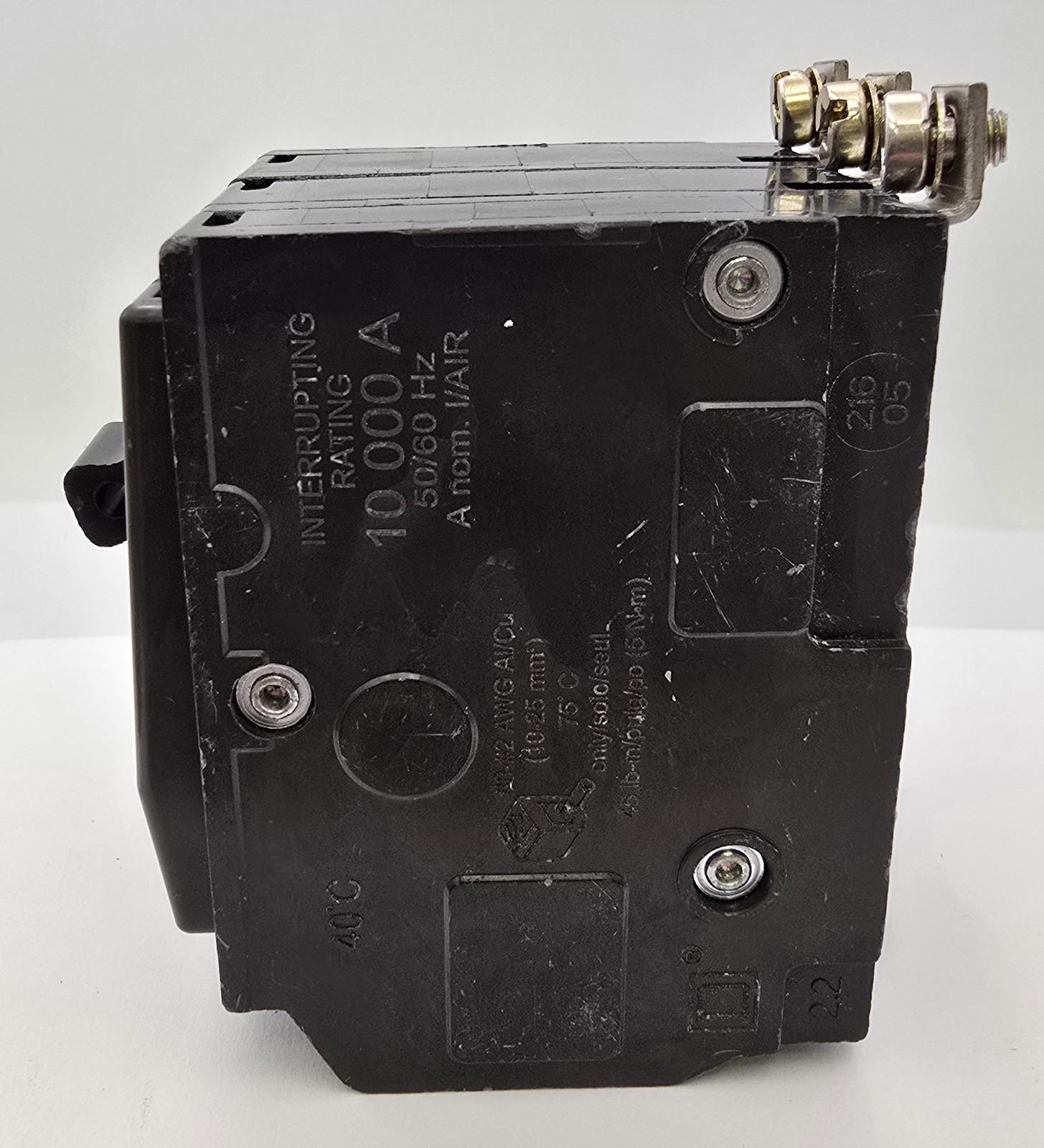 Square D QOB360 Bolt-On Circuit Breaker 3P 60A 240V 10kA QOB 60 Amp 3 Pole