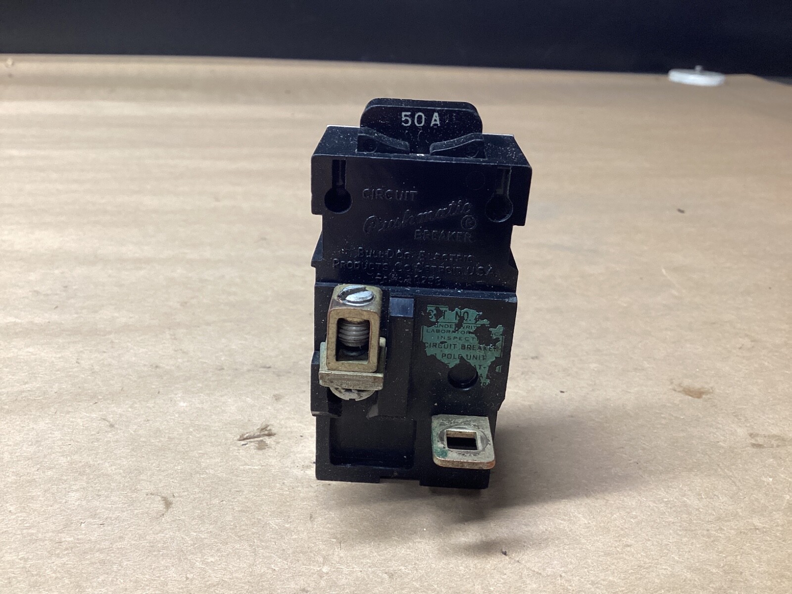 Bulldog Pushmatic 41150 Circuit Breaker 50A 120/240V 50 Amp #112L134*CO