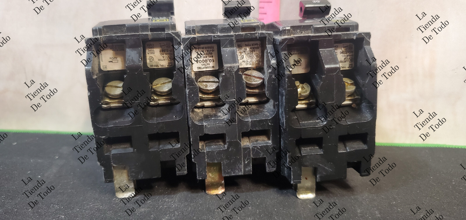 Square D Q0230CP breaker 2 pole 220V 30A lot of 3